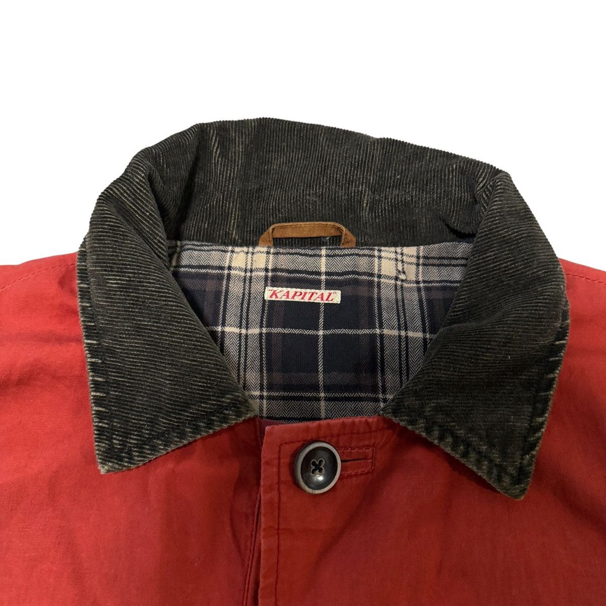 Kapital Kapital Waxed Cotton Jacket Trench Coat Size 3/L Size US L / EU 52-54 / 3 - 3 Thumbnail