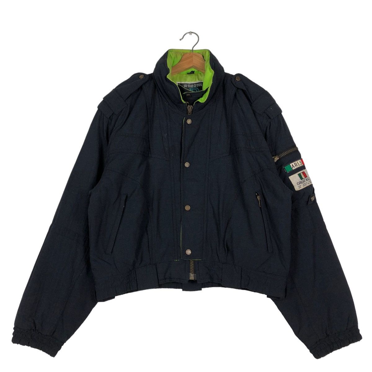 Japanese Brand 🔥Cropped Biker Ski Jacket Ares Sagara Japan Issey Miyake Size US L / EU 52-54 / 3 - 1 Thumbnail