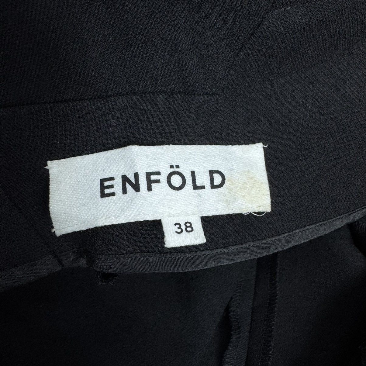 Japanese Brand 🌟ENFOLD JAPAN SAMPLE ASYMMETRIC FW2019 JACKET Size S / US 4 / IT 40 - 13 Thumbnail