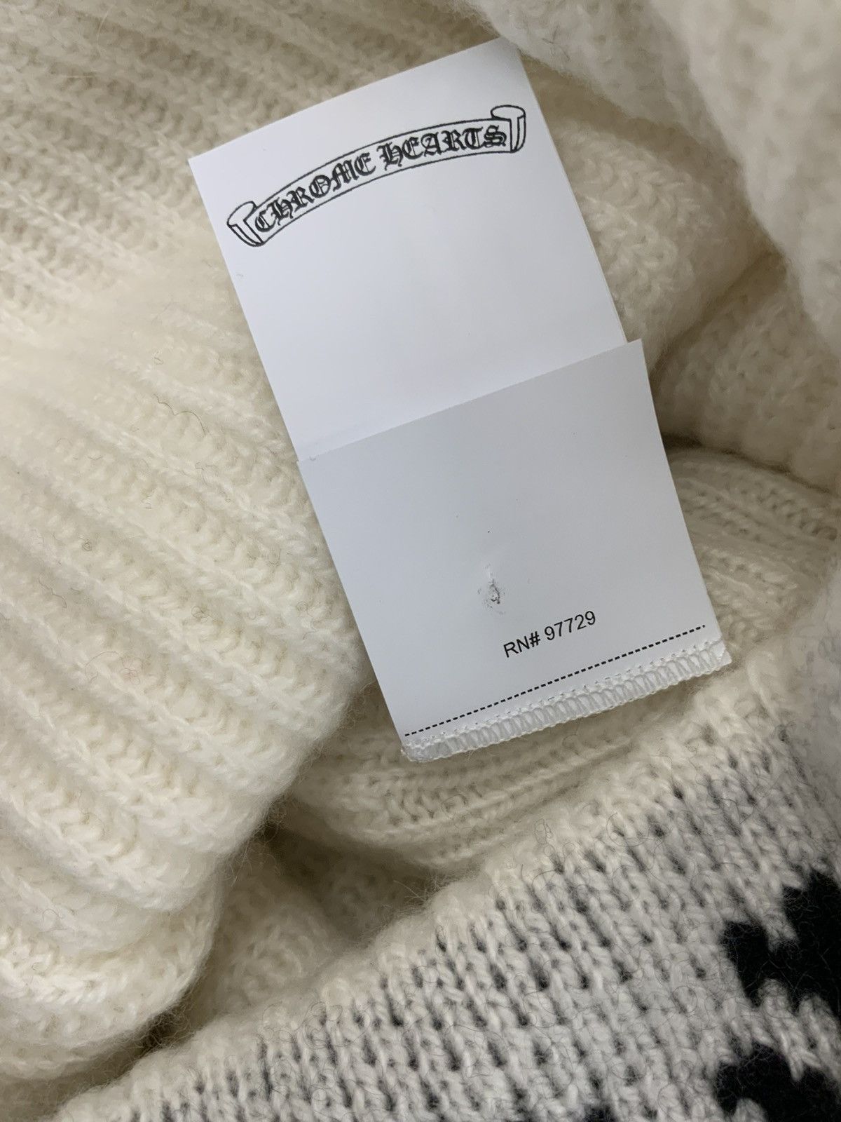 Chrome Hearts CHROME HEARTS ASPEN CASHMERE KNIT BEANIE Size ONE SIZE - 5 Thumbnail