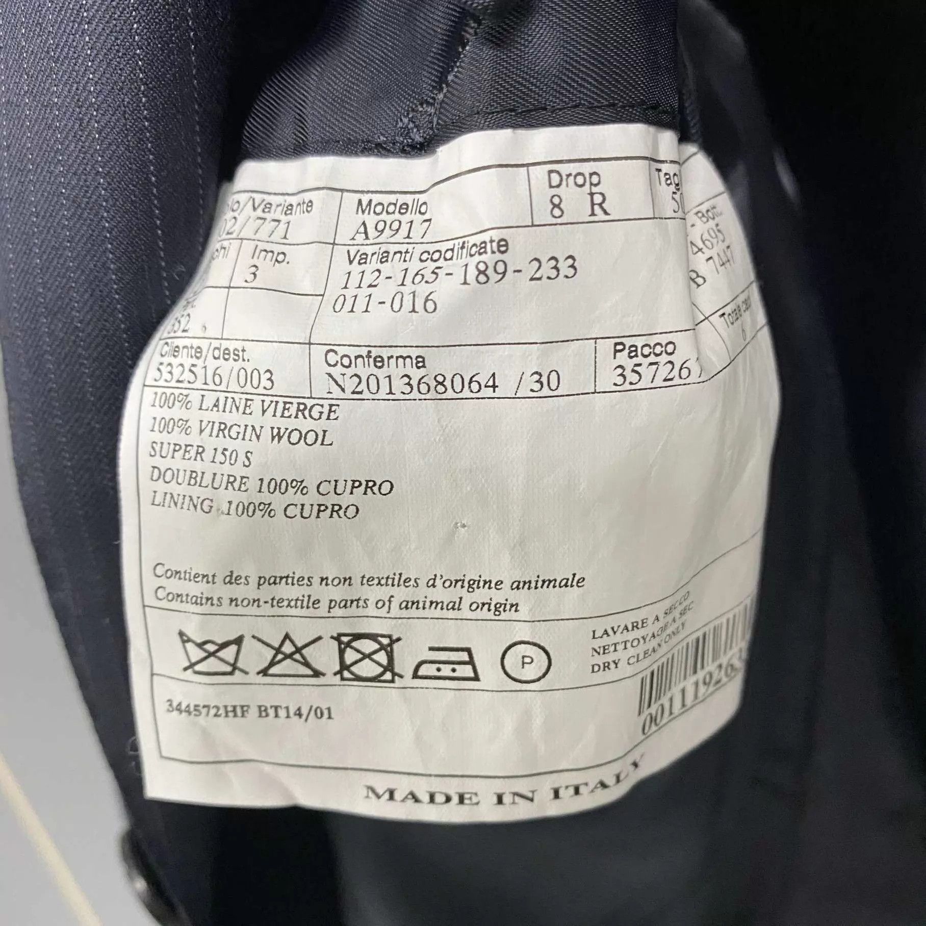 Hermes HERMES Striped Blazer 50 (99 New) Size 50R - 5 Thumbnail
