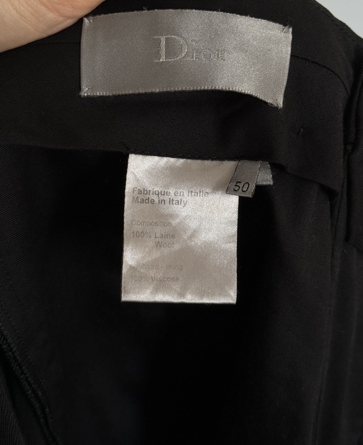 Dior Dior Wool Trousers Size US 34 / EU 50 - 5 Thumbnail