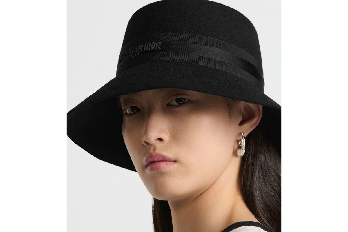 Dior o1w1db10326 Size:OS/Large Brim Hat in Black Size ONE SIZE - 5 Thumbnail