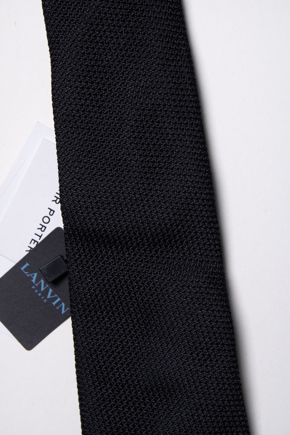 Lanvin Lanvin, black structured tie Size ONE SIZE - 4 Thumbnail