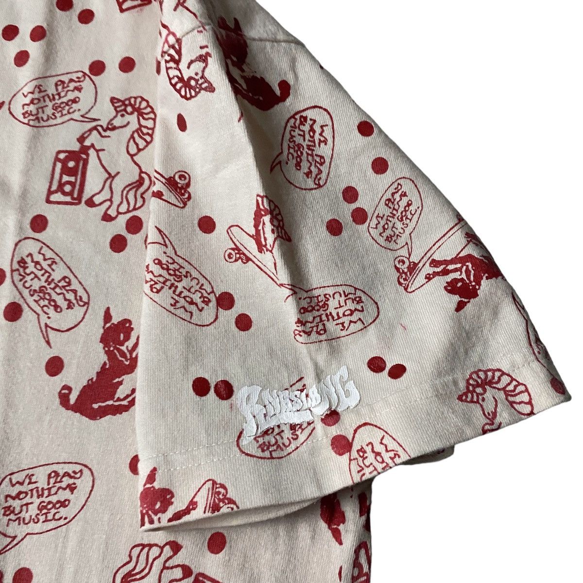 Hysteric Glamour 1990's RNA Unicorn Dog Oil Print Shirt Size US M / EU 48-50 / 2 - 7 Thumbnail