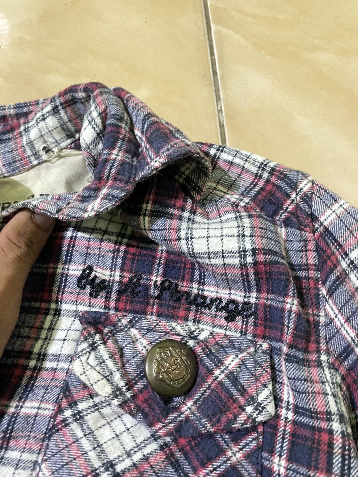 Yasuyuki Ishii CORNFLAKE JAPANESE BRAND BUTTON UP Size L / US 10 / IT 46 - 5 Thumbnail
