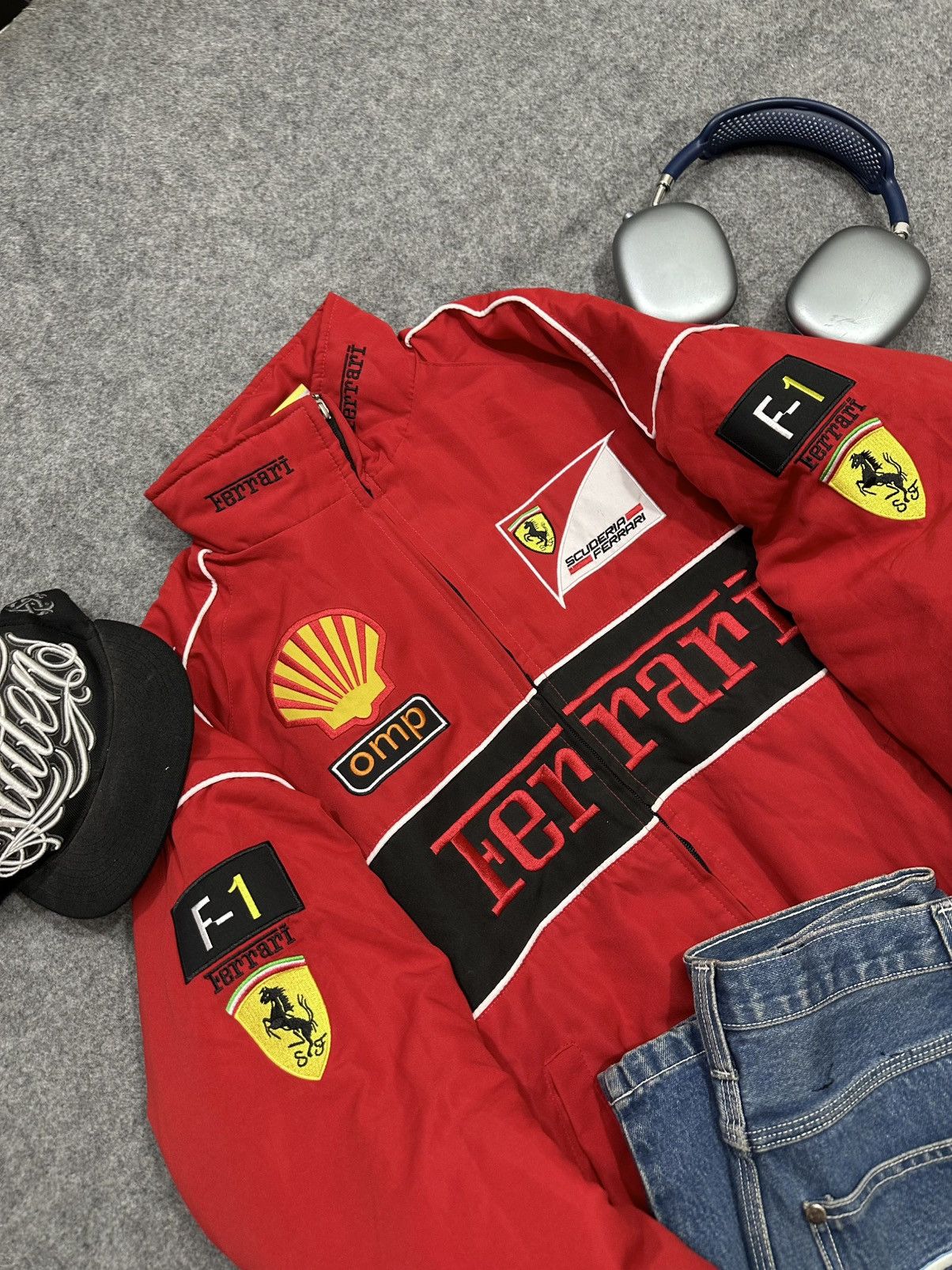 Ferrari Crazy Ferrari Racing Jacket 🏎️🏁 Size US M / EU 48-50 / 2 - 4 Thumbnail