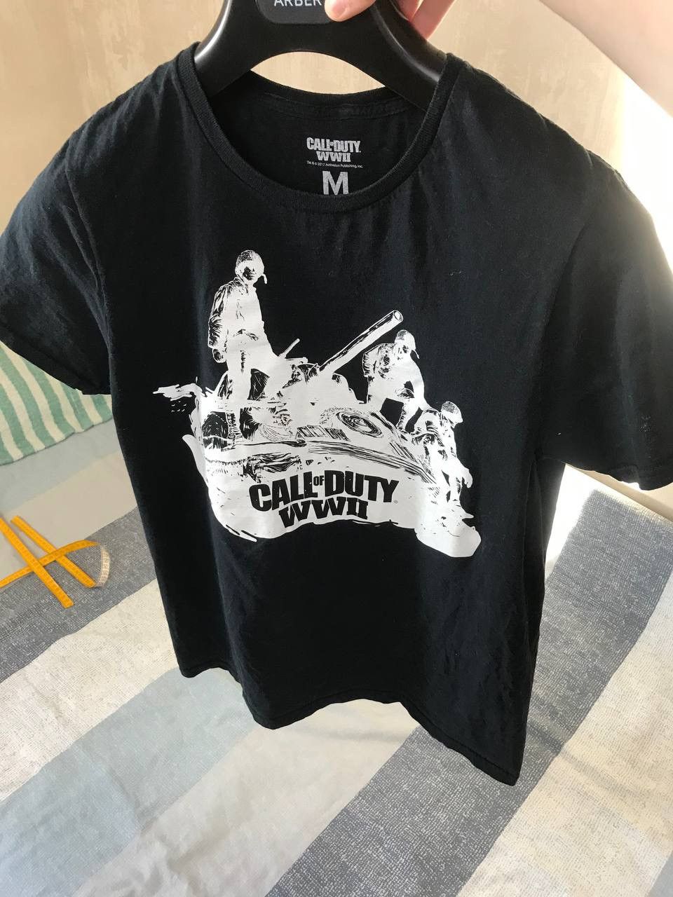 Vintage 🔥 Vintage Y2K Rare Call Of Duty World War II Game T Shirt Size US M / EU 48-50 / 2 - 4 Thumbnail