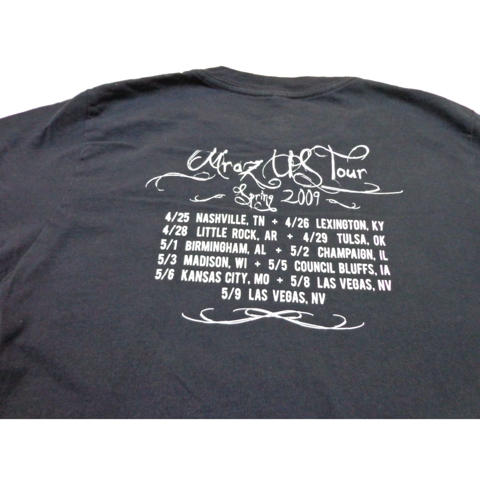 Vintage Jason Mraz 2009 Spring Concert Tour T Shirt Small Unisex Adults Regular Crew Neck Short Sleeve Cotton Blue Earth Positive Size S Flaw Size US S / EU 44-46 / 1 - 2 Thumbnail