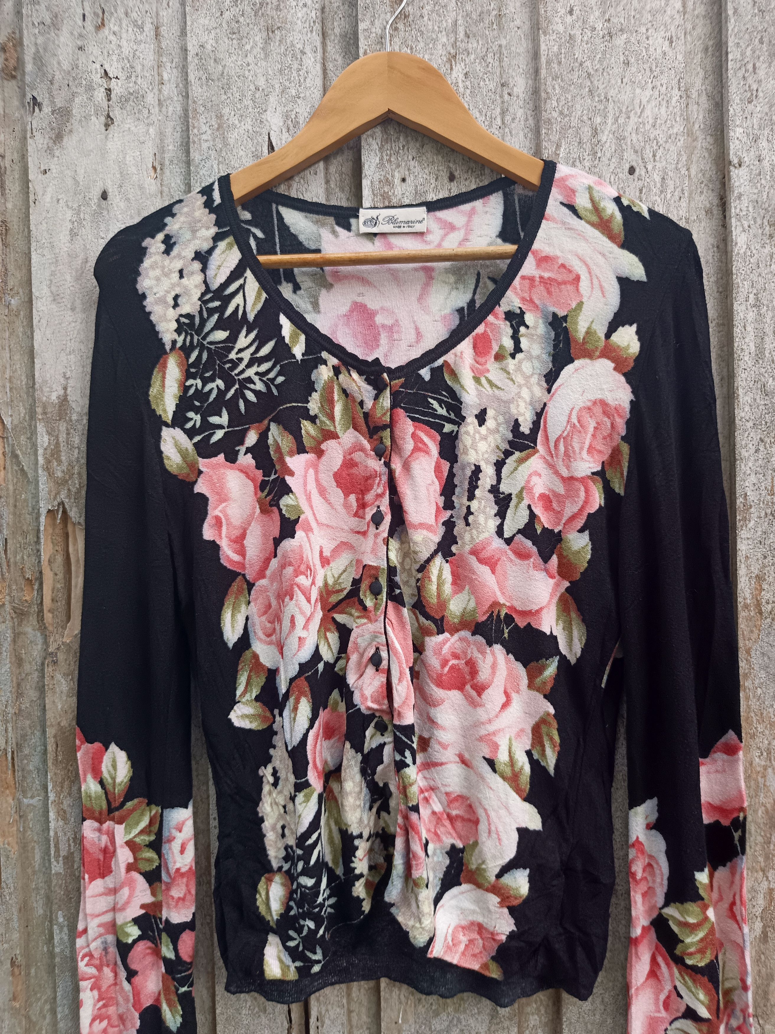 Blumarine Blumarine floral cardigan women's Size M / US 6-8 / IT 42-44 - 2 Thumbnail