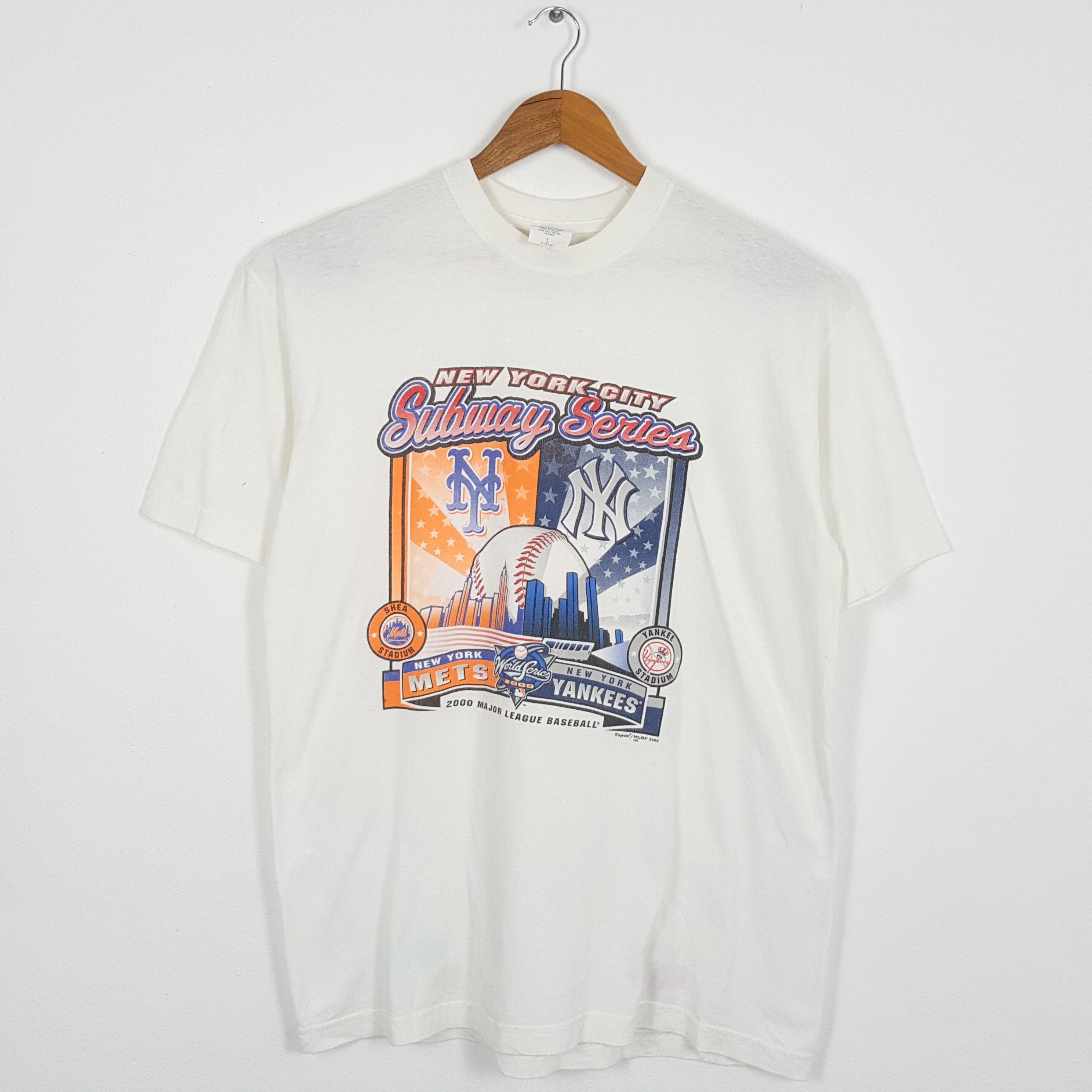 Vintage NEW YORK CITY Subway Series MLB Baseball T-Shirt