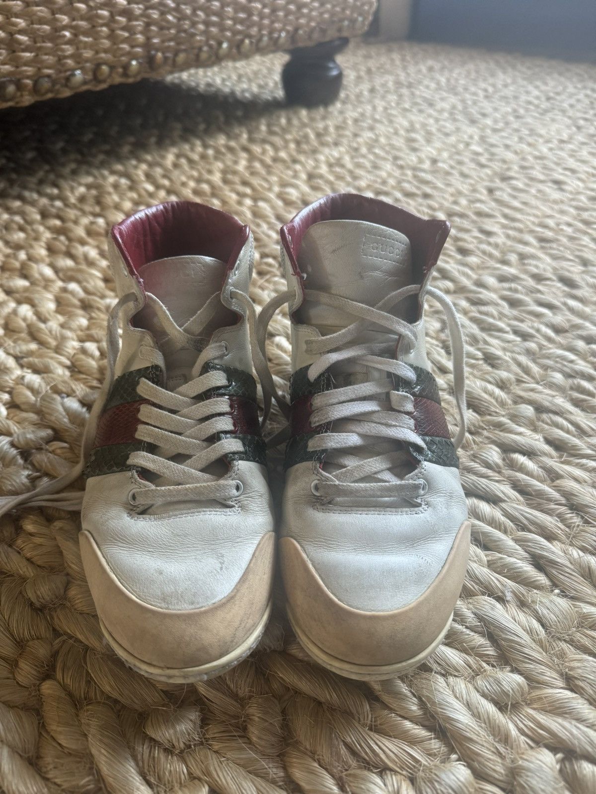 Gucci Vintage Gucci High-Top Sneakers Size US 7.5 / IT 37.5 - 8 Thumbnail