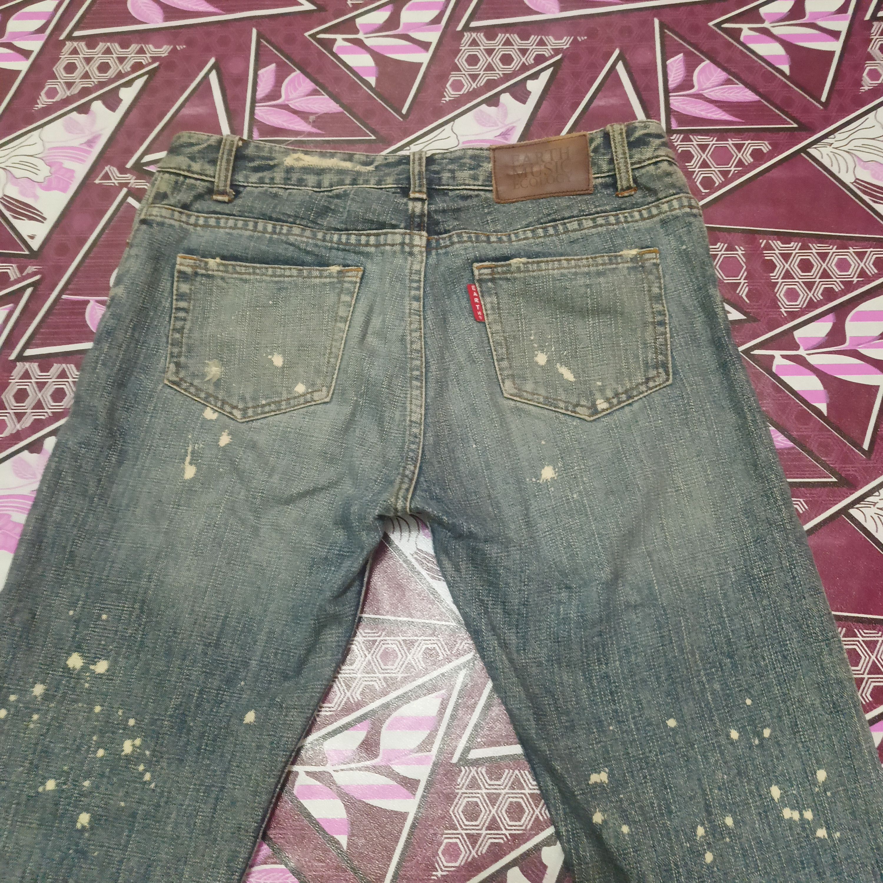 Who Decides War Japanese Earth Music & Ecology Painting Selvedge jeans Size US 31 - 16 Thumbnail