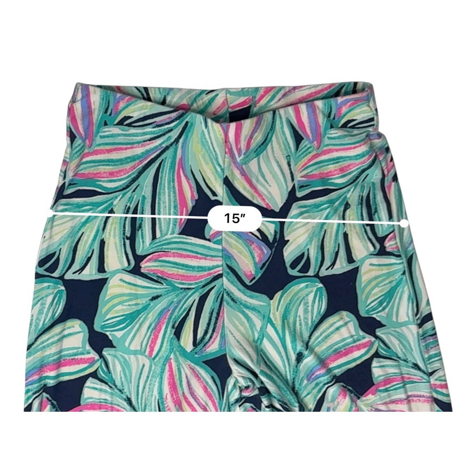 Lilly Pulitzer Lilly Pulitzer Weslee Palazzo Wide Leg Pant XS High Tide Size 25" / US 0 / IT 36 - 7 Thumbnail