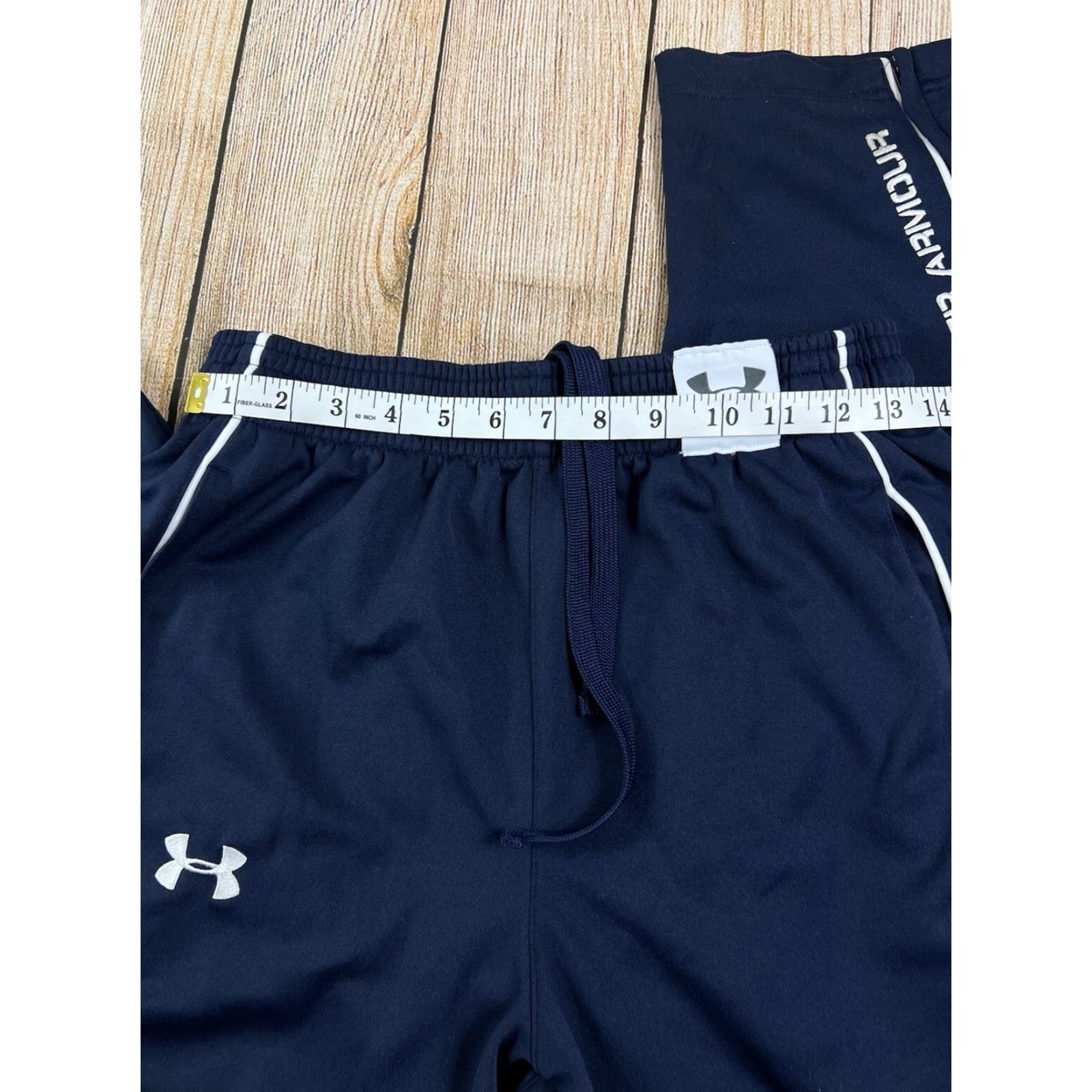Under Armour Under Armour Sweatpants Blue Athletic Drawstring Pocket Mens Small Size US 29 - 4 Thumbnail