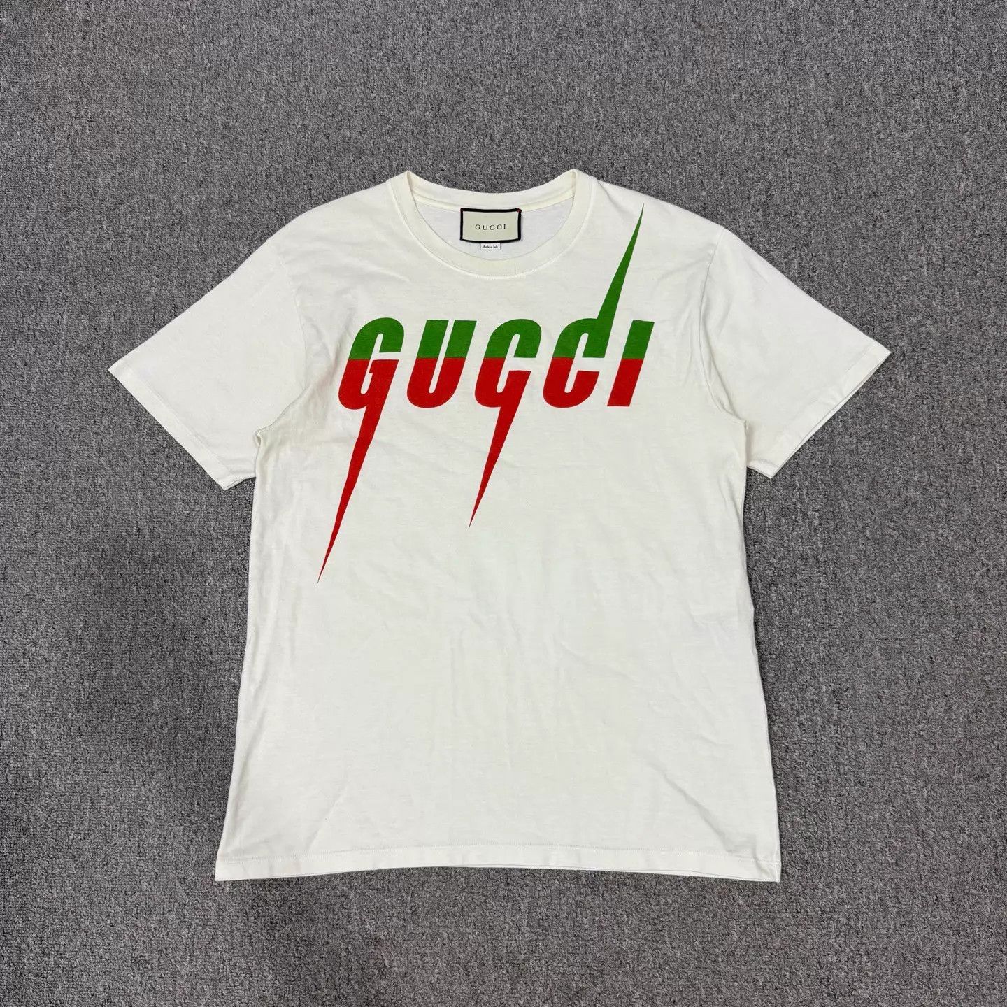 Gucci Gucci White Lightning Blade T-shirt S 99 New Size US S / EU 44-46 / 1 - 1 Thumbnail