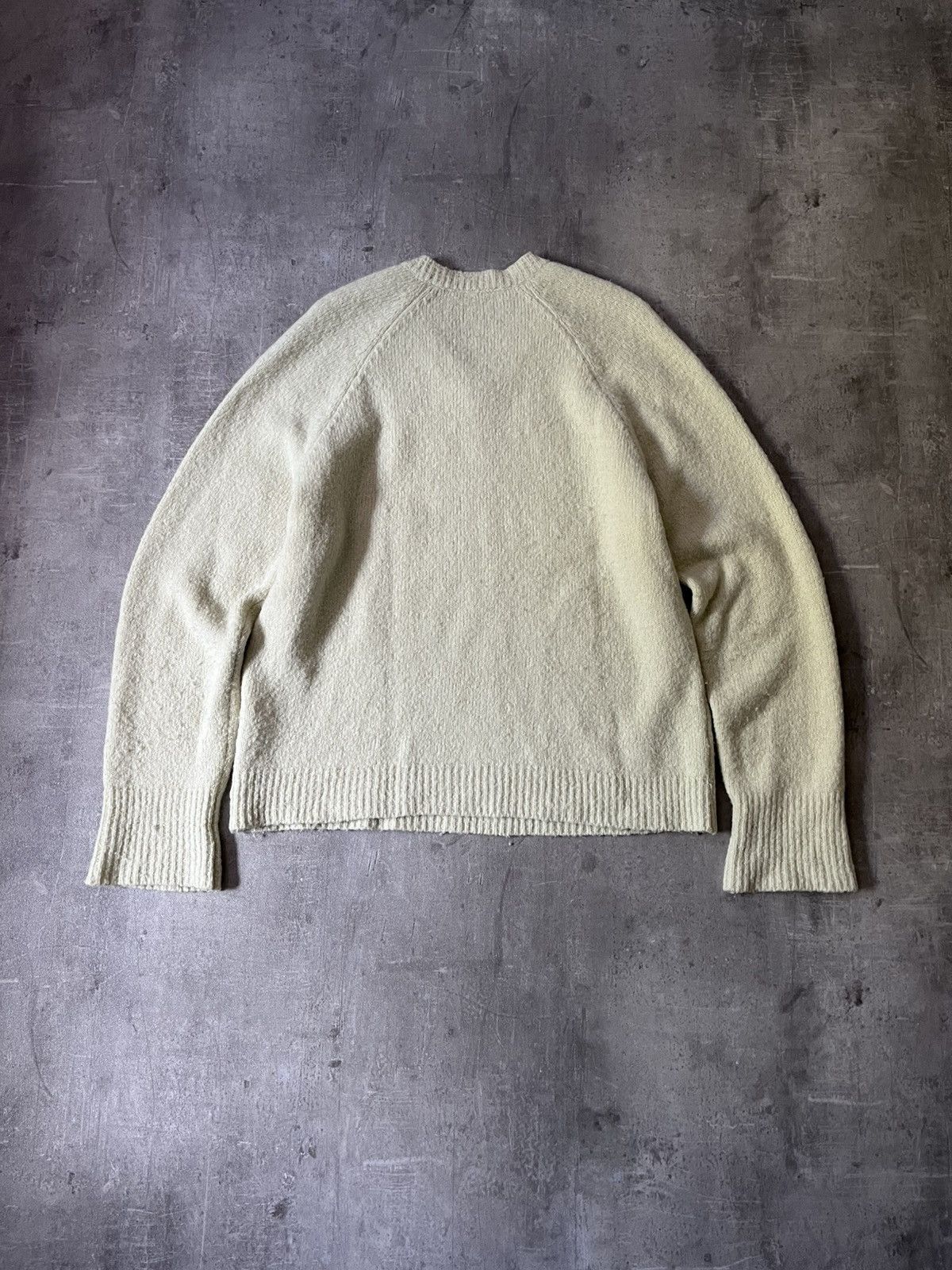 Our Legacy Our Legacy V-Neck Raglan wool alpaca sweater Size US M / EU 48-50 / 2 - 9 Thumbnail