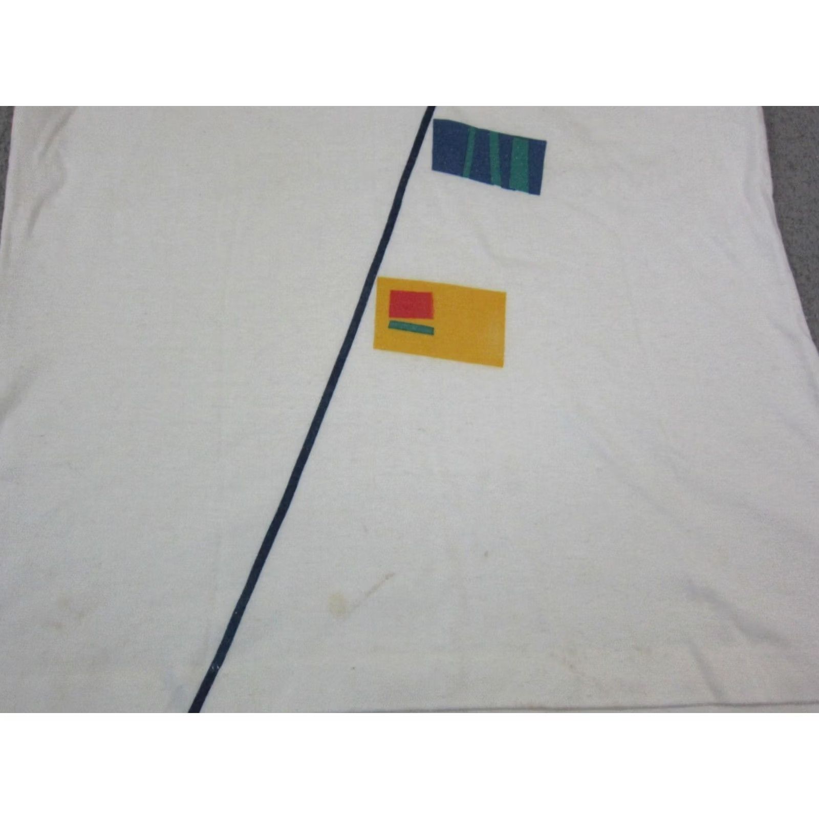 Catalina Vintage Catalina Polo Shirt Womens Medium White Golf Flags Made in USA Active Size M / US 6-8 / IT 42-44 - 6 Thumbnail
