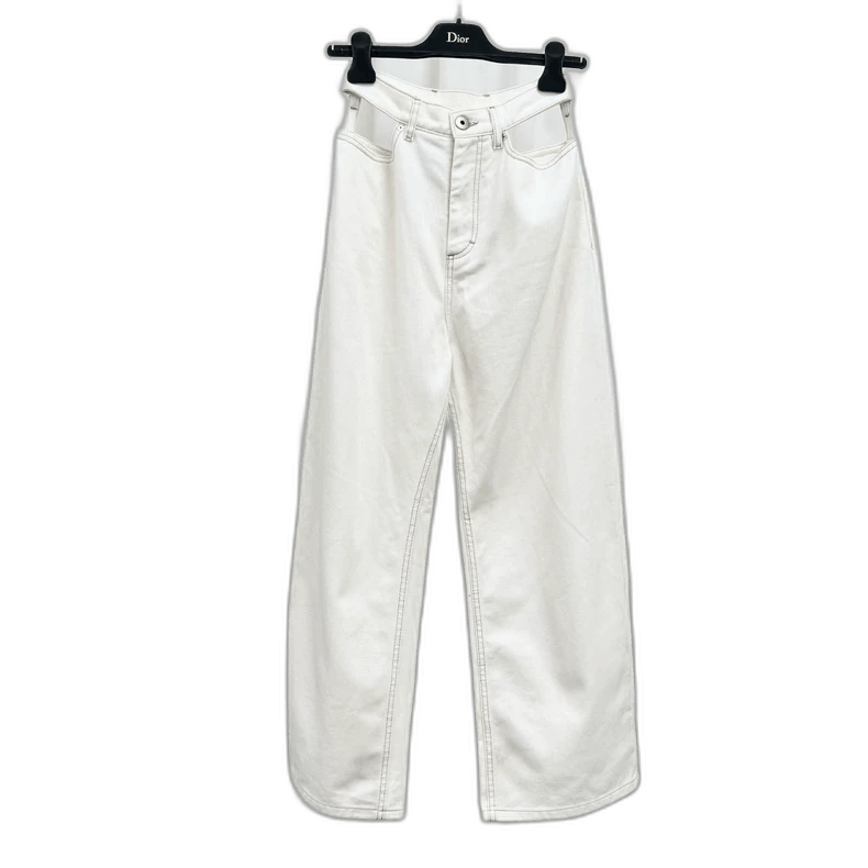 Maison Margiela Maison Margiela White Denim Pants Size 38 Size 38" / US 16 / IT 52 - 1 Thumbnail