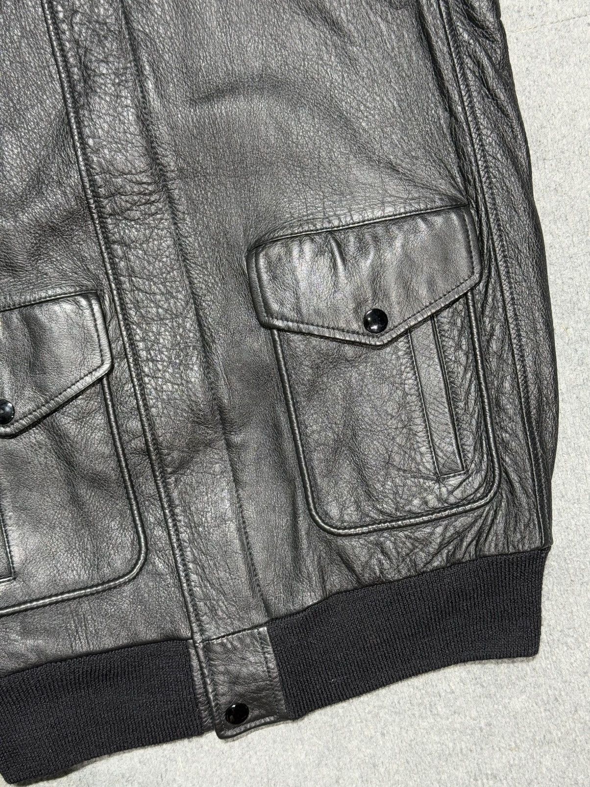 Hedi Slimane × Saint Laurent Paris AW15 Unseen Saint Laurent - Hedi Slimane - Leather Vest Size US S / EU 44-46 / 1 - 7 Thumbnail