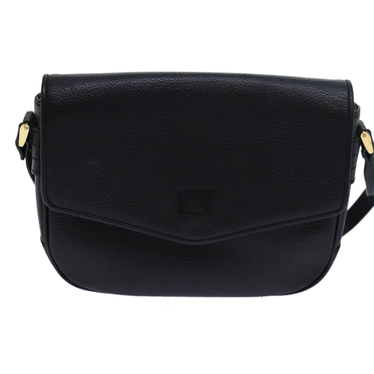 Burberry Black Leather Shoulder Bag (Pre-Owned) Size ONE SIZE - 1 Thumbnail