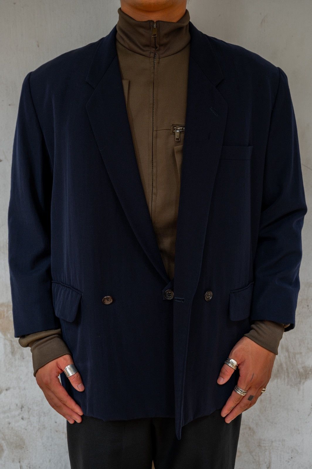 Comme des Garcons Homme Plus Comme Des Garcons Homme Plus 80s oversized wool blazer Size 48S - 1 Thumbnail