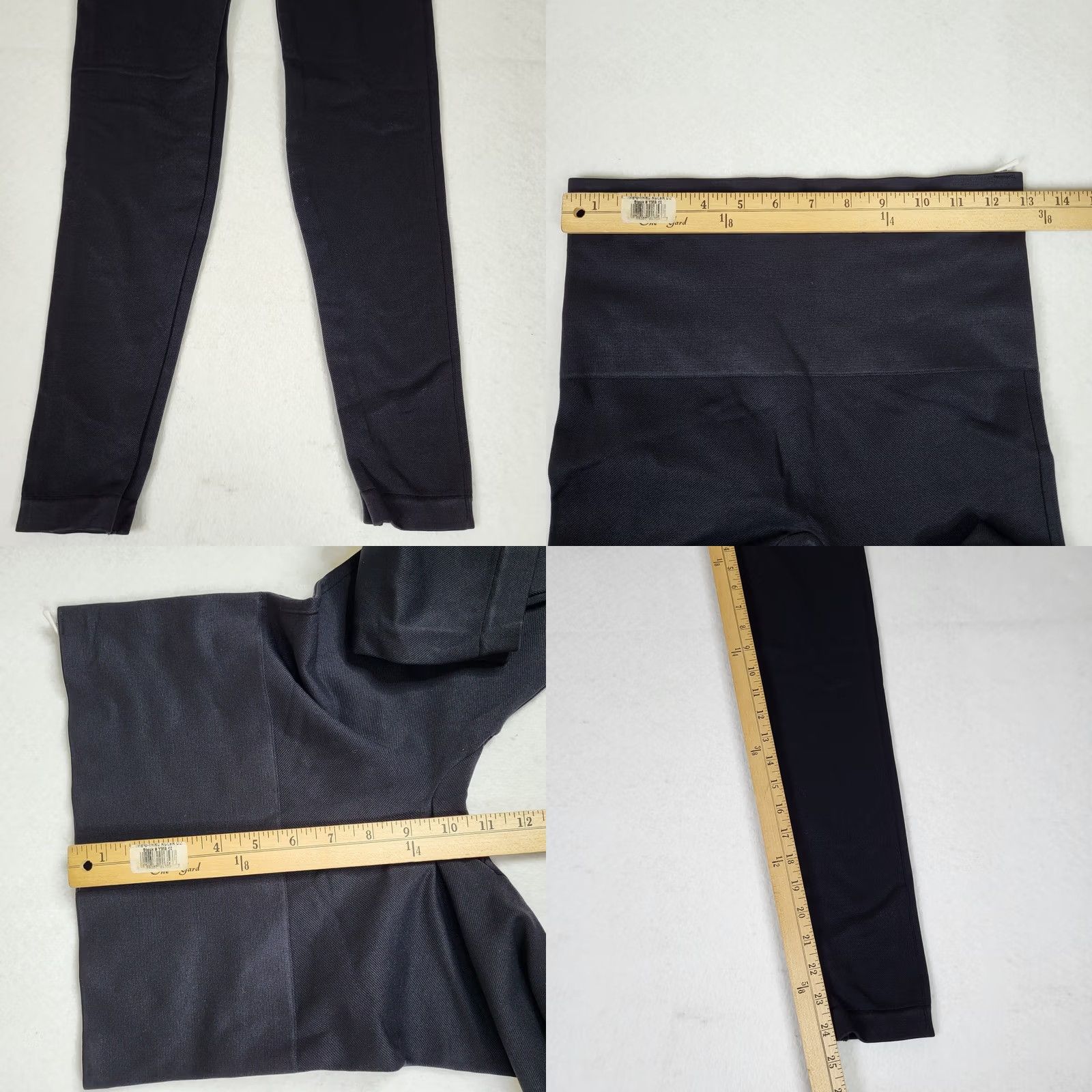 Spanx Spanx Women's black Ankle leggings Size L/G Regular Stretch Nylon Spandex Size 36" / US 14 / IT 50 - 8 Thumbnail