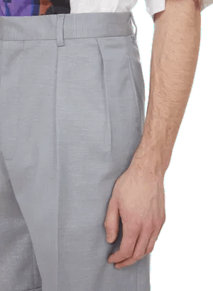 Acne Studios o1y0725 Short in Gray Size 34" / US 12 / IT 48 - 2 Thumbnail