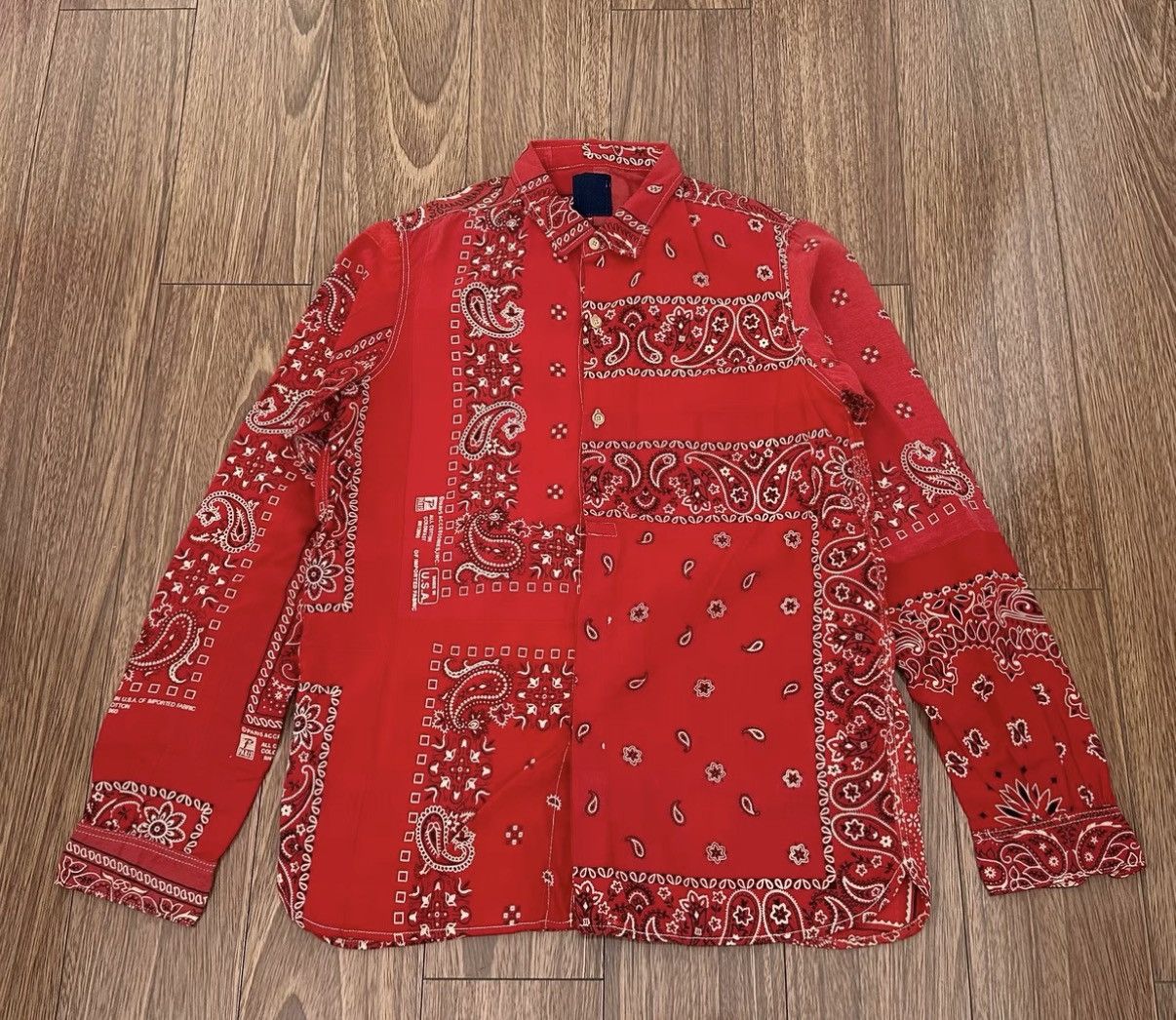 Visvim VISVIM Paisley Long-Sleeve Shirt Size US S / EU 44-46 / 1 - 1 Thumbnail