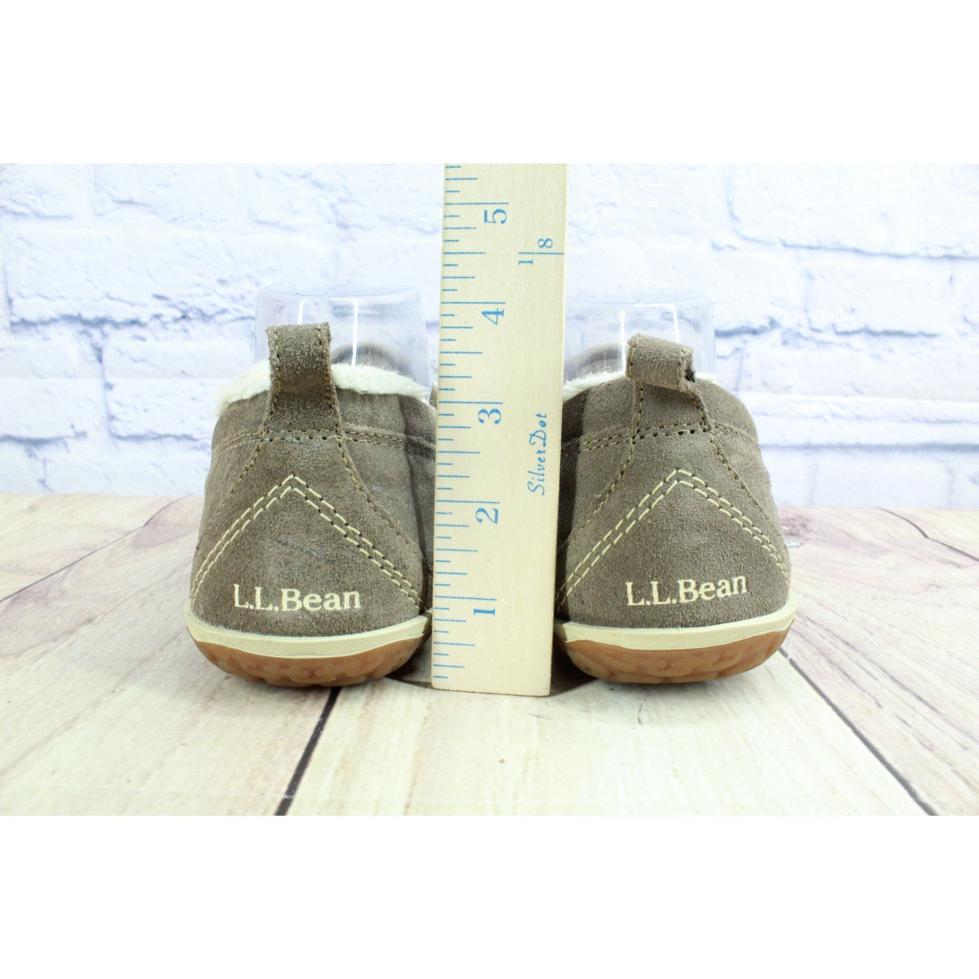 L.L. Bean LL Bean Dark Cement Suede Mountain Moc Slippers Size US 8 / IT 38 - 6 Thumbnail