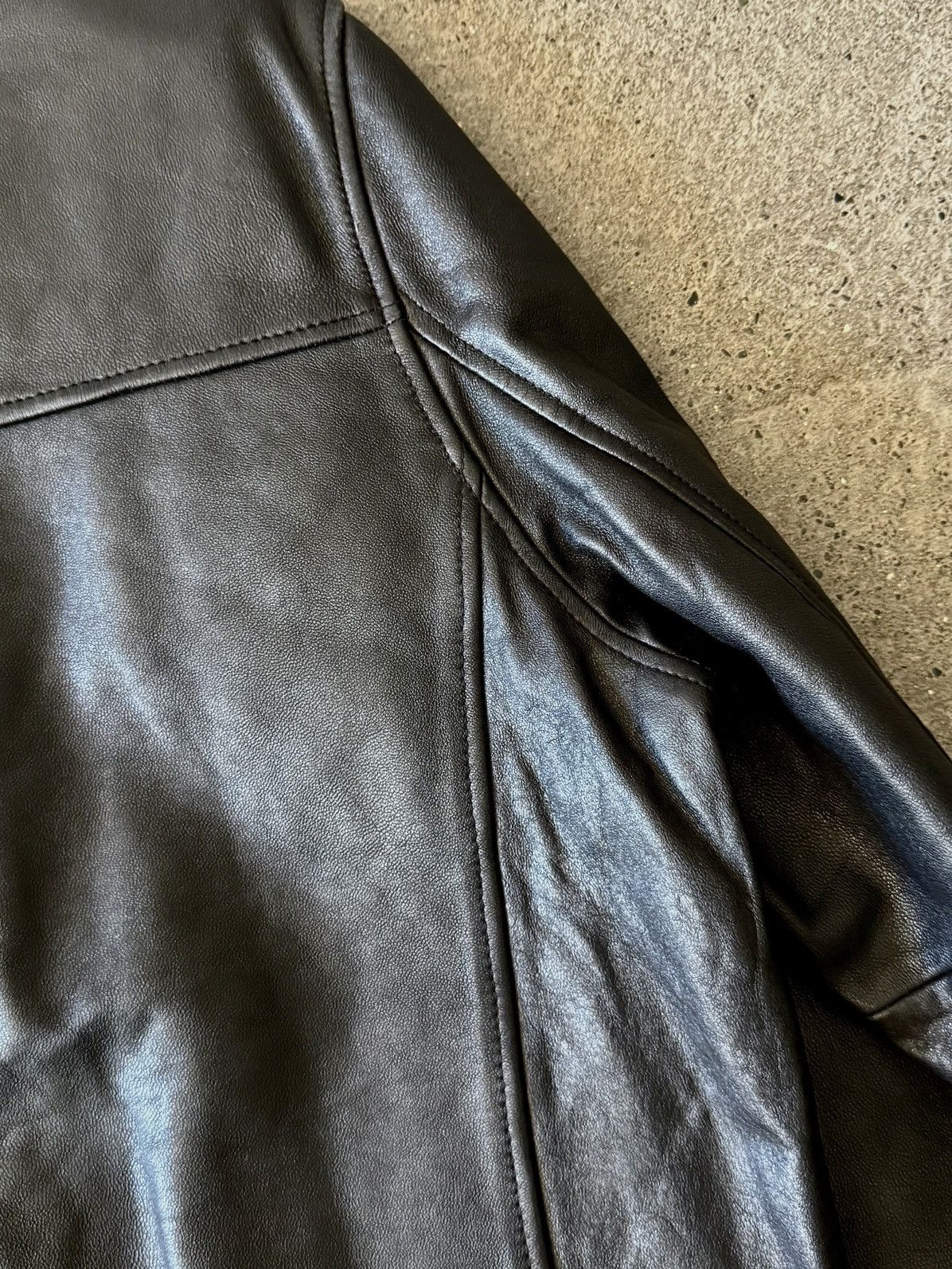 Balenciaga Balenciaga - 1997 - Nicolas Ghesquière-Zip Up Leather Jacket Size US L / EU 52-54 / 3 - 16 Thumbnail