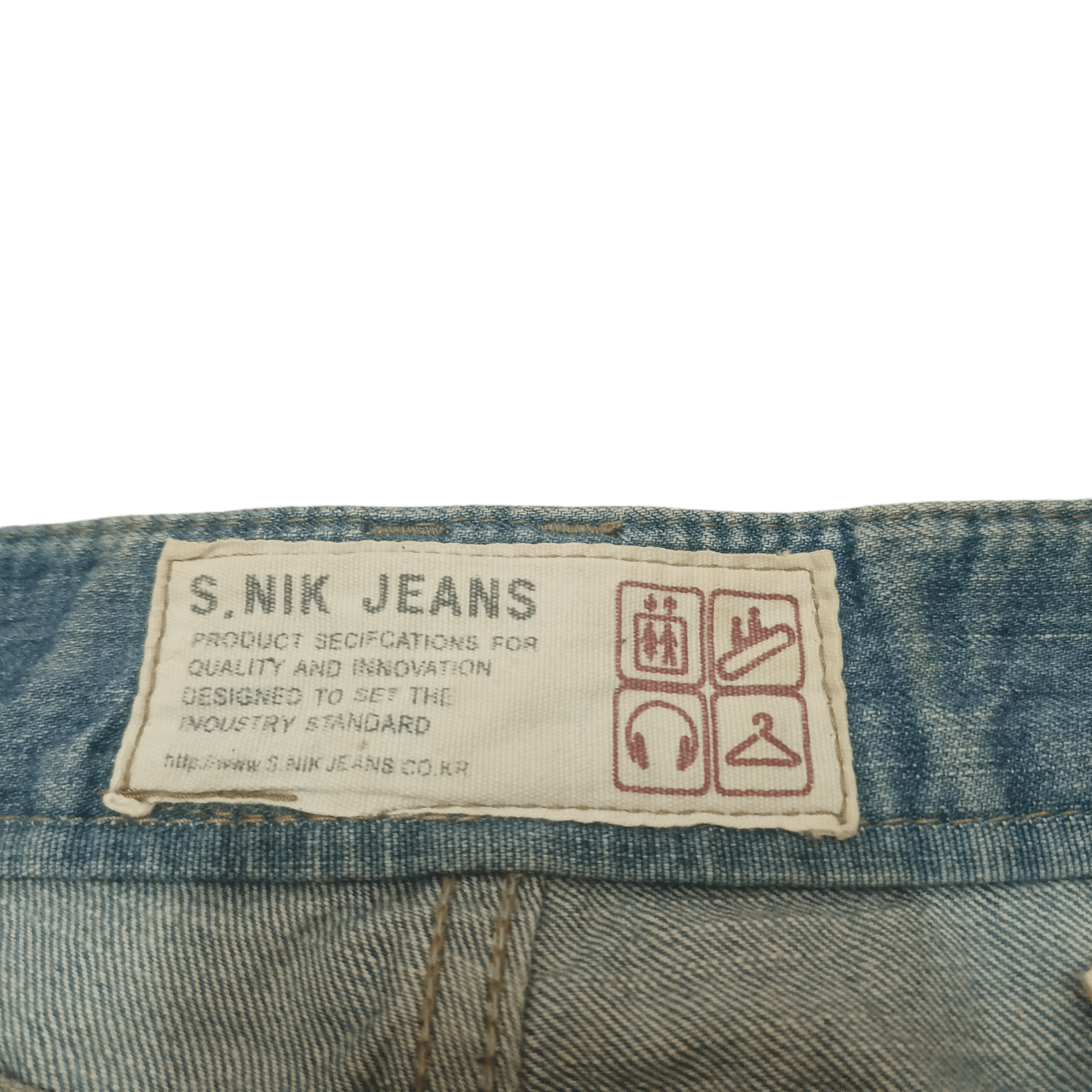 Who Decides War Vintage S.NIK Jeans 8 pocket distressed baggy jeans Size US 34 / EU 50 - 7 Thumbnail