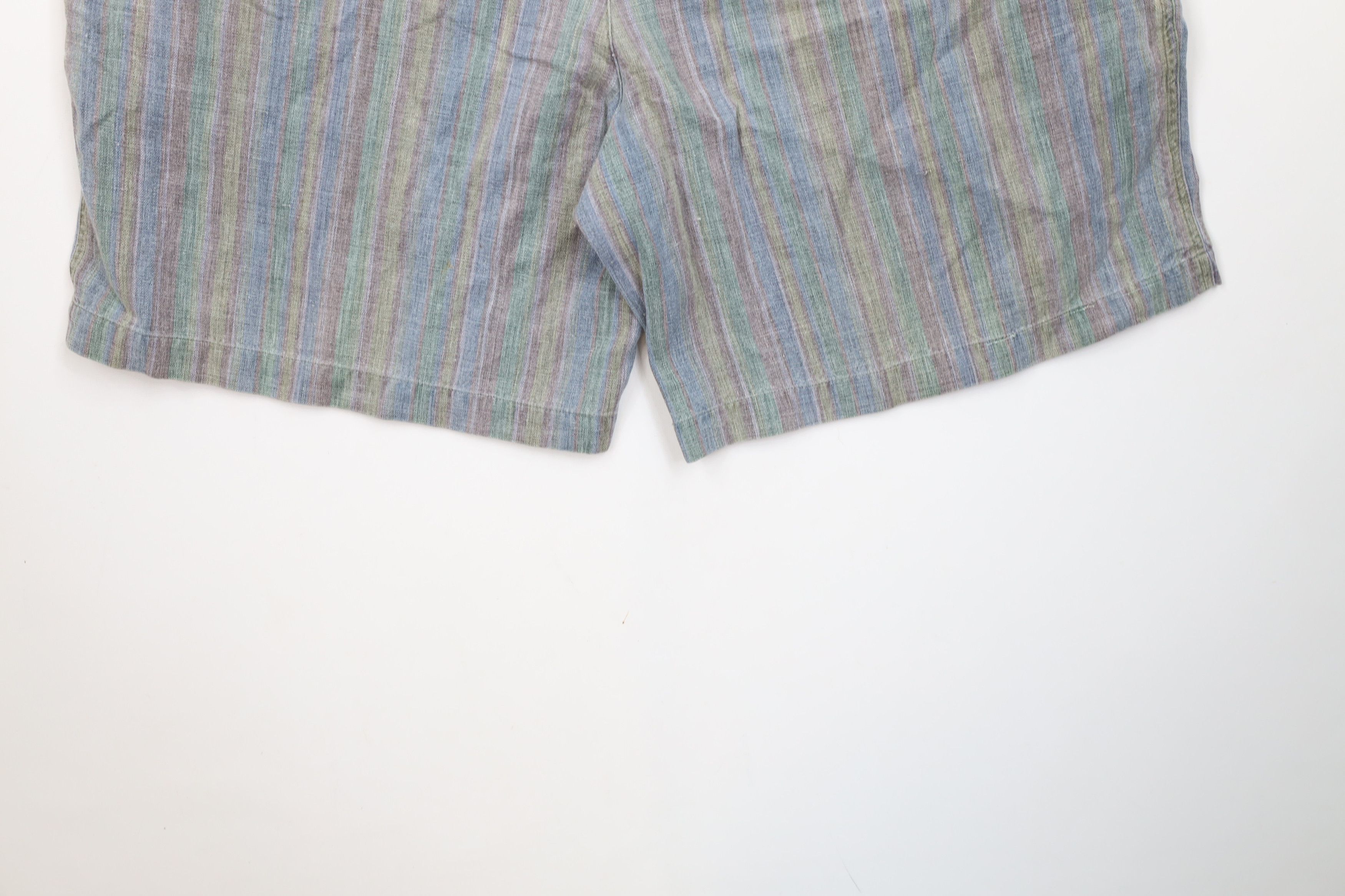Woolrich Woolen Mills Vintage 90s Woolrich Rainbow Above Knee Chino Shorts Cotton Size US 36 / EU 52 - 12 Thumbnail