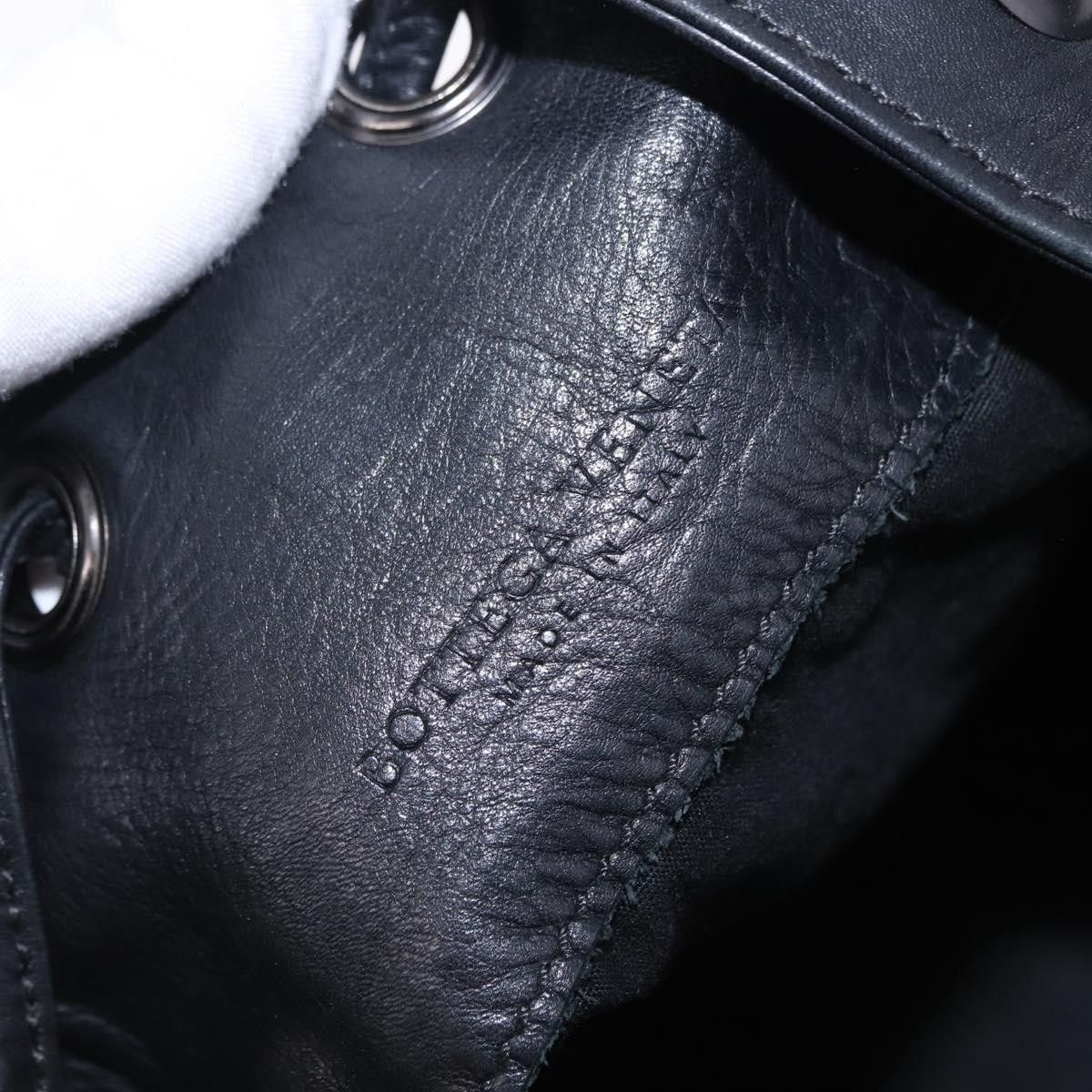 Bottega Veneta BOTTEGA VENETA INTRECCIATO Backpack Leather Black 155095 Size ONE SIZE - 18 Thumbnail