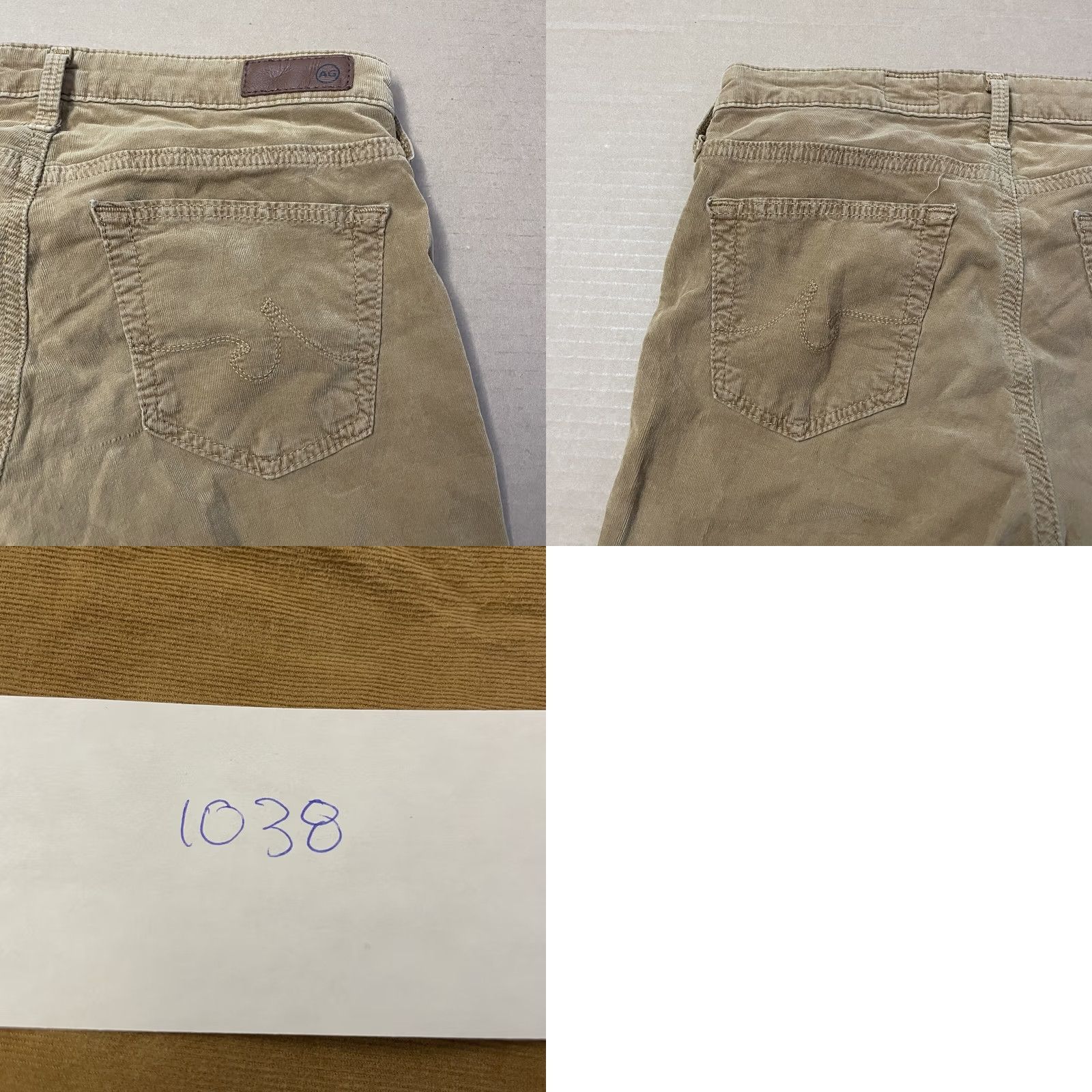 Vintage AG Adriano Goldschmied The Legging Pants Womens 25 Brown Super Skinny Ladies Shirt? Size 42" / US 20 - 11 Thumbnail