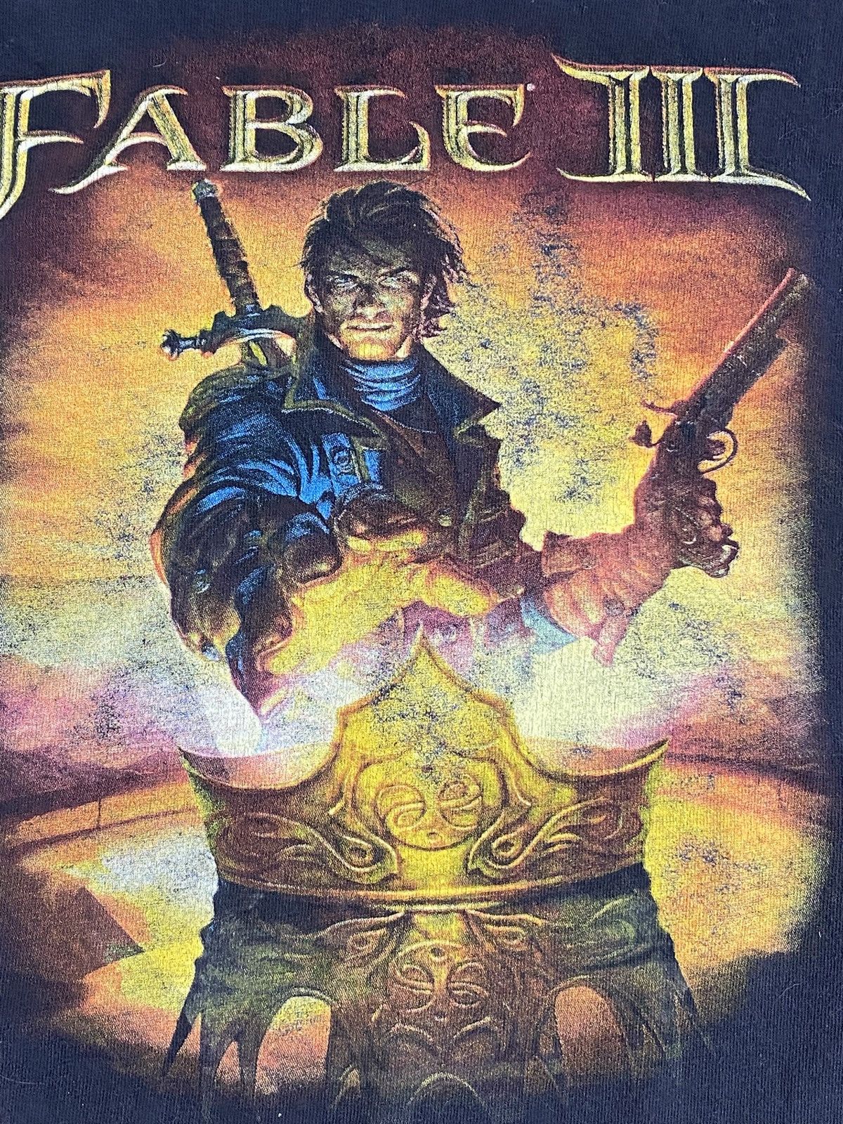 Vintage Vintage 00’ Fable 3 Xbox Game Promo Y2K Tee Shirt Large Size US L / EU 52-54 / 3 - 4 Thumbnail