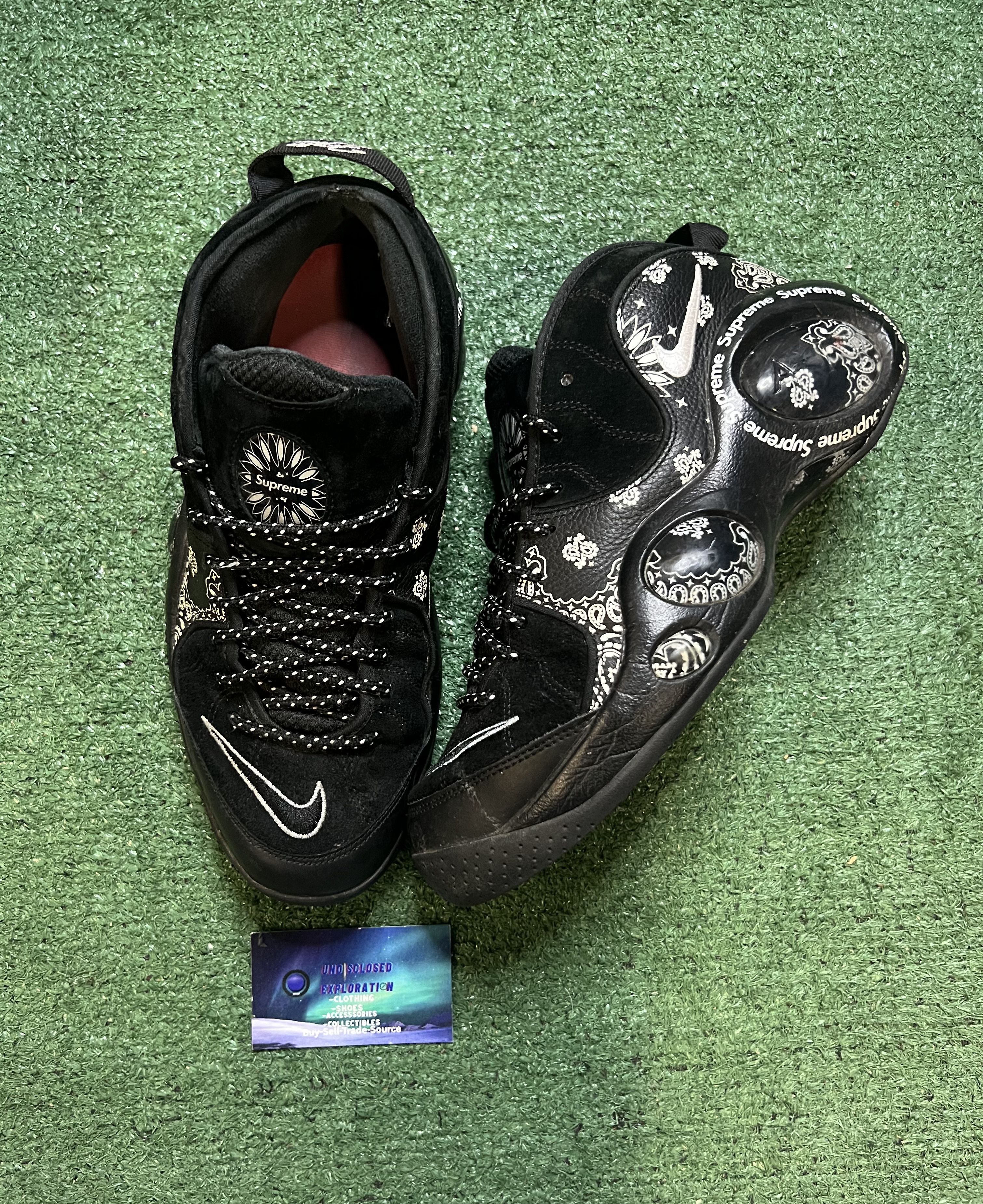 Nike air zoom flight 95 X supreme black paisley - www.disolcolor.com