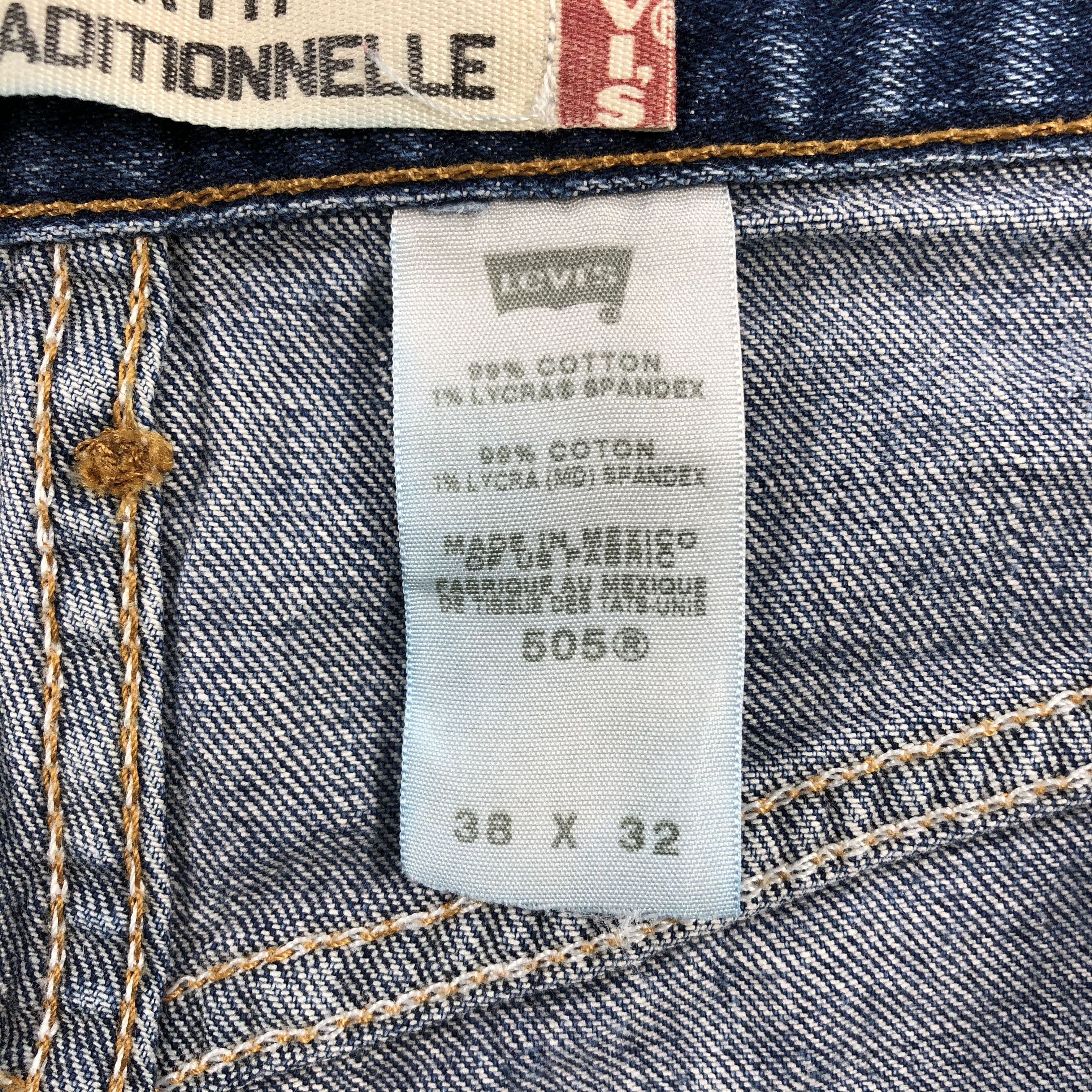 Levi's × Vintage Vintage Distress Levis 505 Jeans-JM1304 Size US 36 / EU 52 - 10 Thumbnail