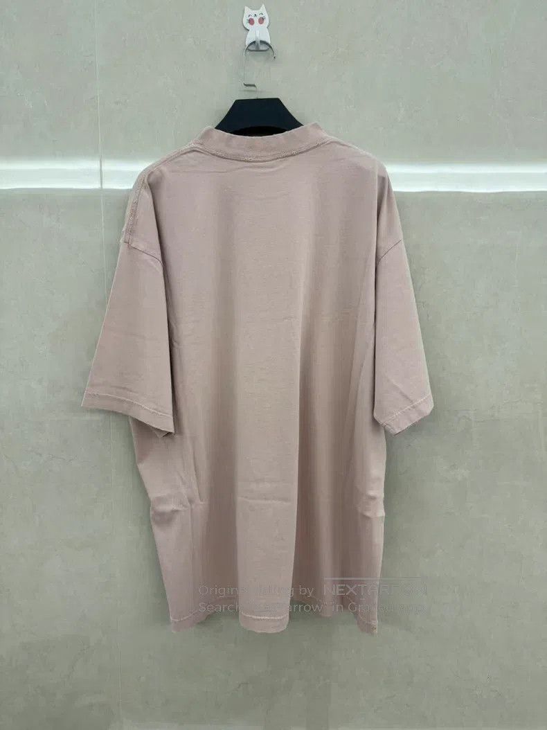 Balenciaga Balenciaga Pink Letter Short Sleeve Size US L / EU 52-54 / 3 - 2 Thumbnail