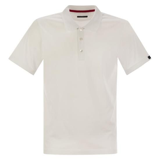 Fay FAY Men Polo Shirts NPMB2501340UCX WHITE Size US L / EU 52-54 / 3 - 1 Thumbnail
