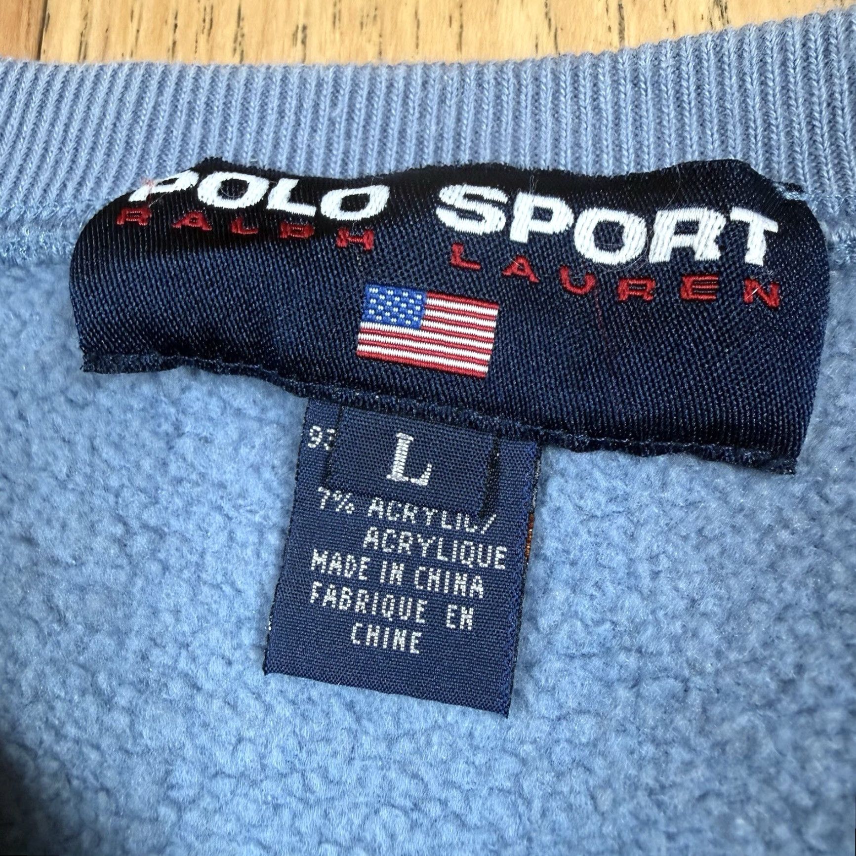 Polo Ralph Lauren VINTAGE Polo Ralph Lauren Sport Golf Bear Sweatshirt Mens Large Crew Neck Blue L Sports Golf Bear Crew Neck Pullover Mens Pullover Sweatshirt Size US L / EU 52-54 / 3 - 4 Thumbnail