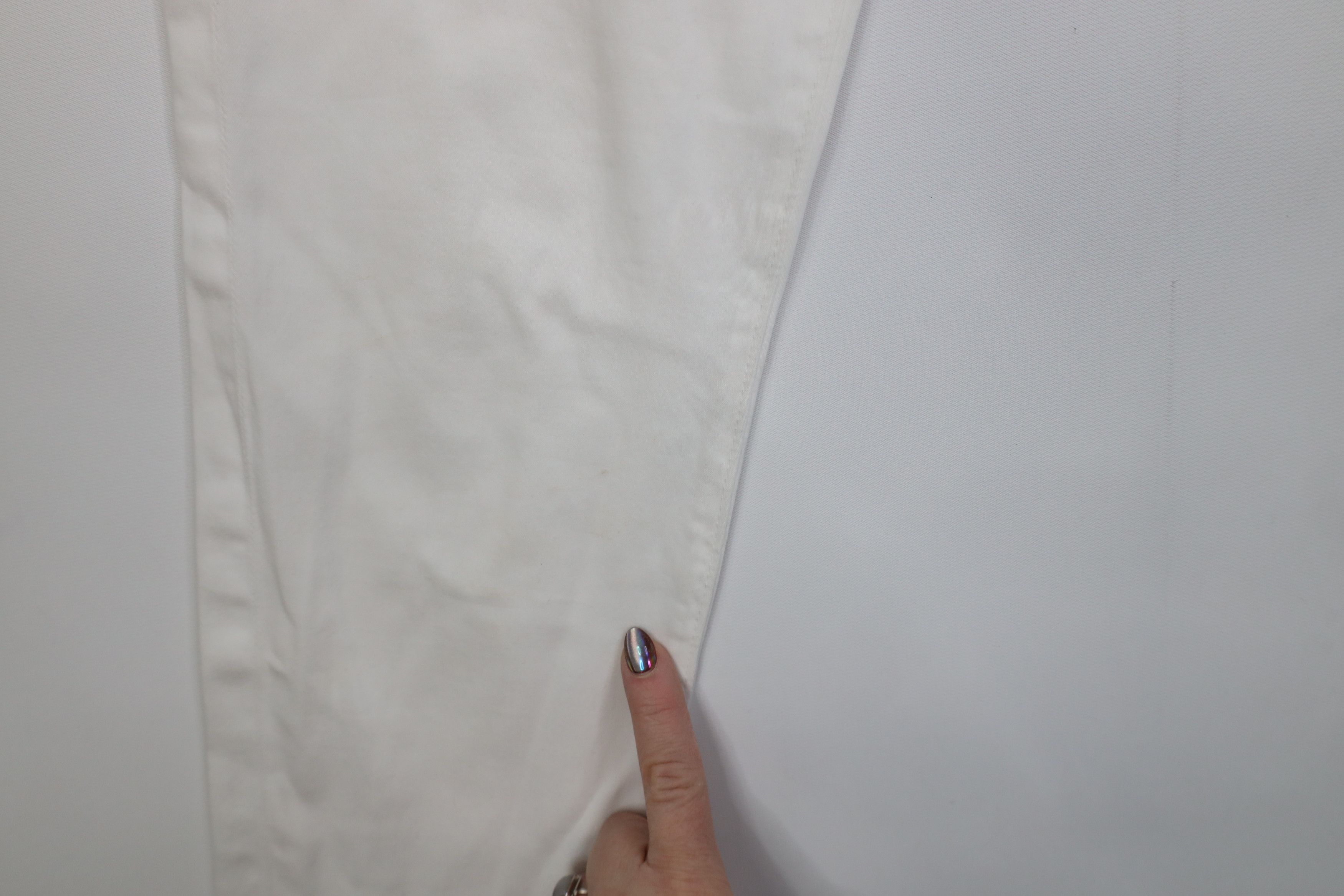 AG Adriano Goldschmied Adriano Goldschmied The Stilt Cigarette Leg Pants White Size 28" / US 6 / IT 42 - 5 Thumbnail