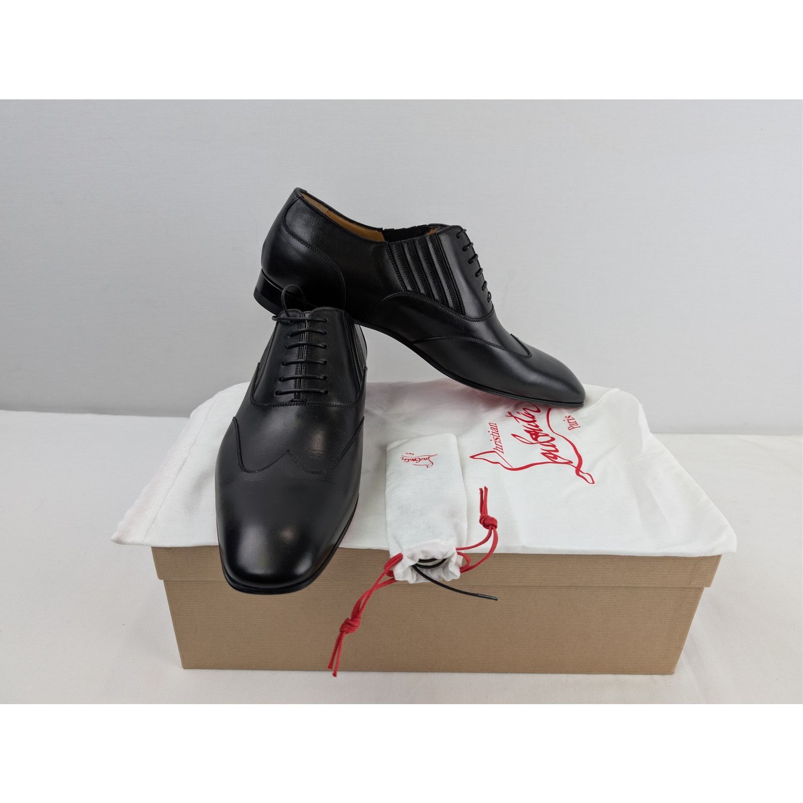 Christian Louboutin o1rshd1 My Amor W Flat Shoe Boots in Black Size US 10 / EU 43 - 20 Thumbnail