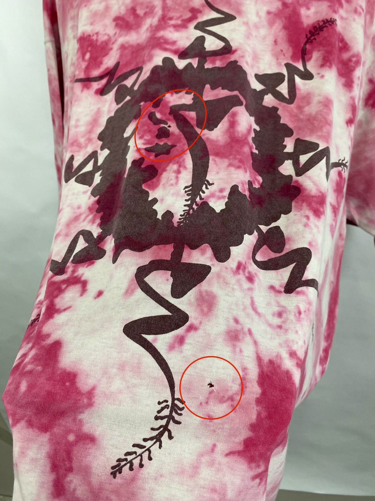 Japanese Brand 🇯🇵☯️ Vintage 90s Mushroom Yin Yang Japan T-Shirt tie dye Size US XXL / EU 58 / 5 - 10 Thumbnail