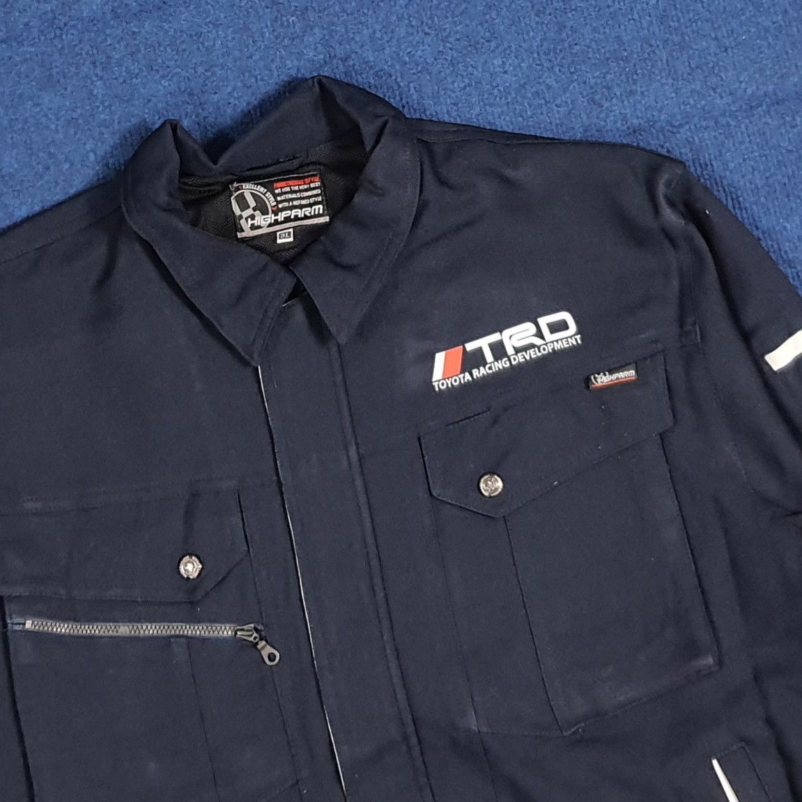 Japanese Brand Vintage TRD Toyota Motor Sports Custom Logo Jacket C284N17 Size US L / EU 52-54 / 3 - 4 Thumbnail