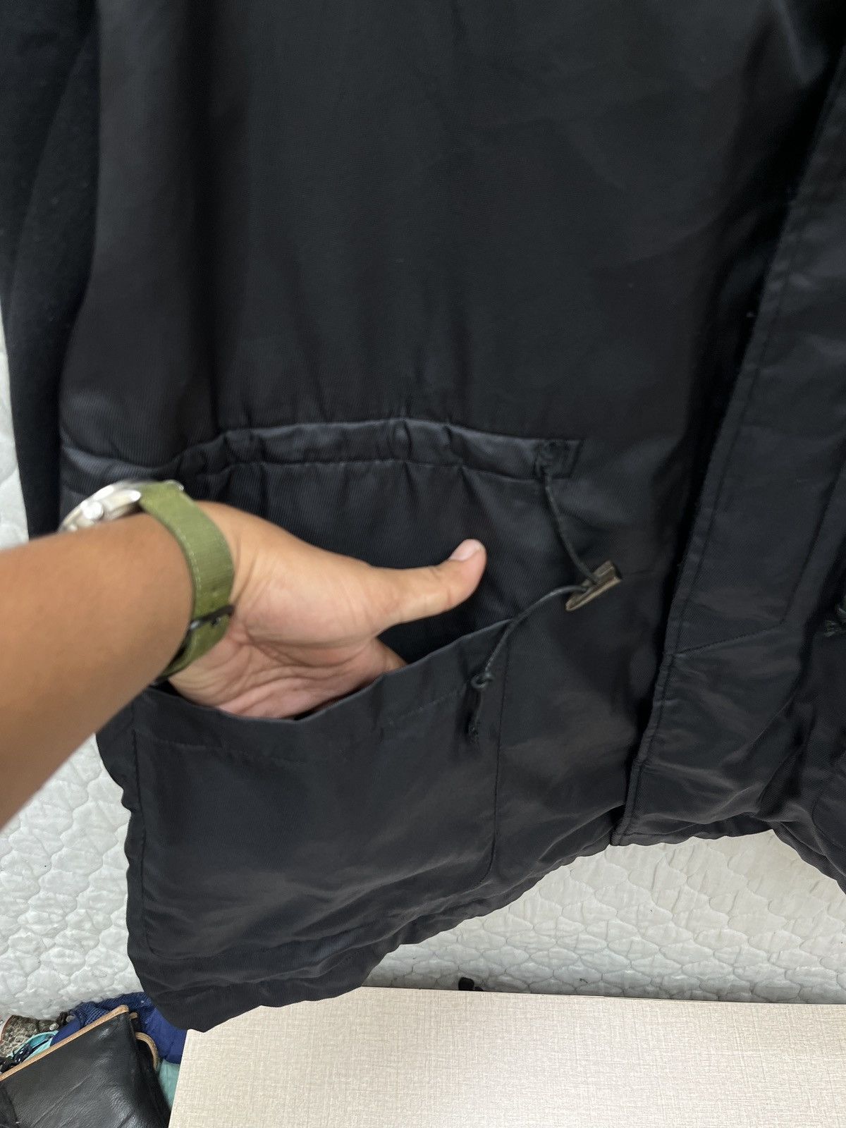 Yohji Yamamoto 🔥🔥🔥ARCHIVE VINTAGE YOHJI YAMAMOTO NYLON WOOL JACKET Size US M / EU 48-50 / 2 - 13 Thumbnail