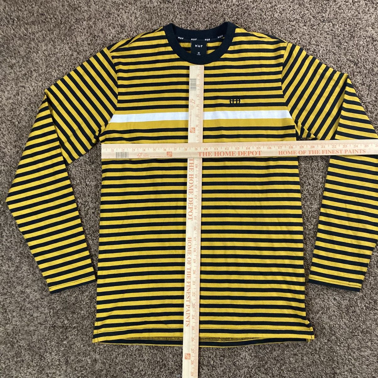 Huf HUF Morris Long Striped Shirt Y2K Streetwear Men’s Size M Size US M / EU 48-50 / 2 - 5 Thumbnail