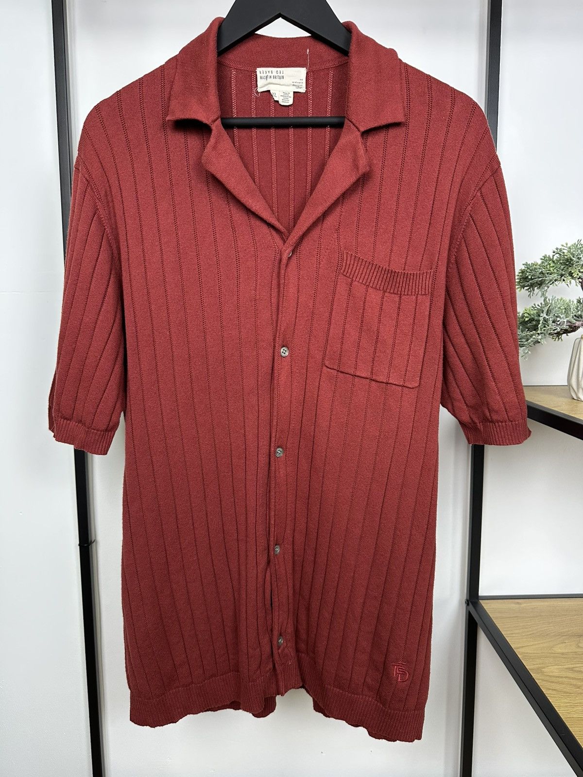 Ted Baker Ted Baker “Made in Britain” Line Polo T Shirt with Buttons Size US XL / EU 56 / 4 - 2 Thumbnail