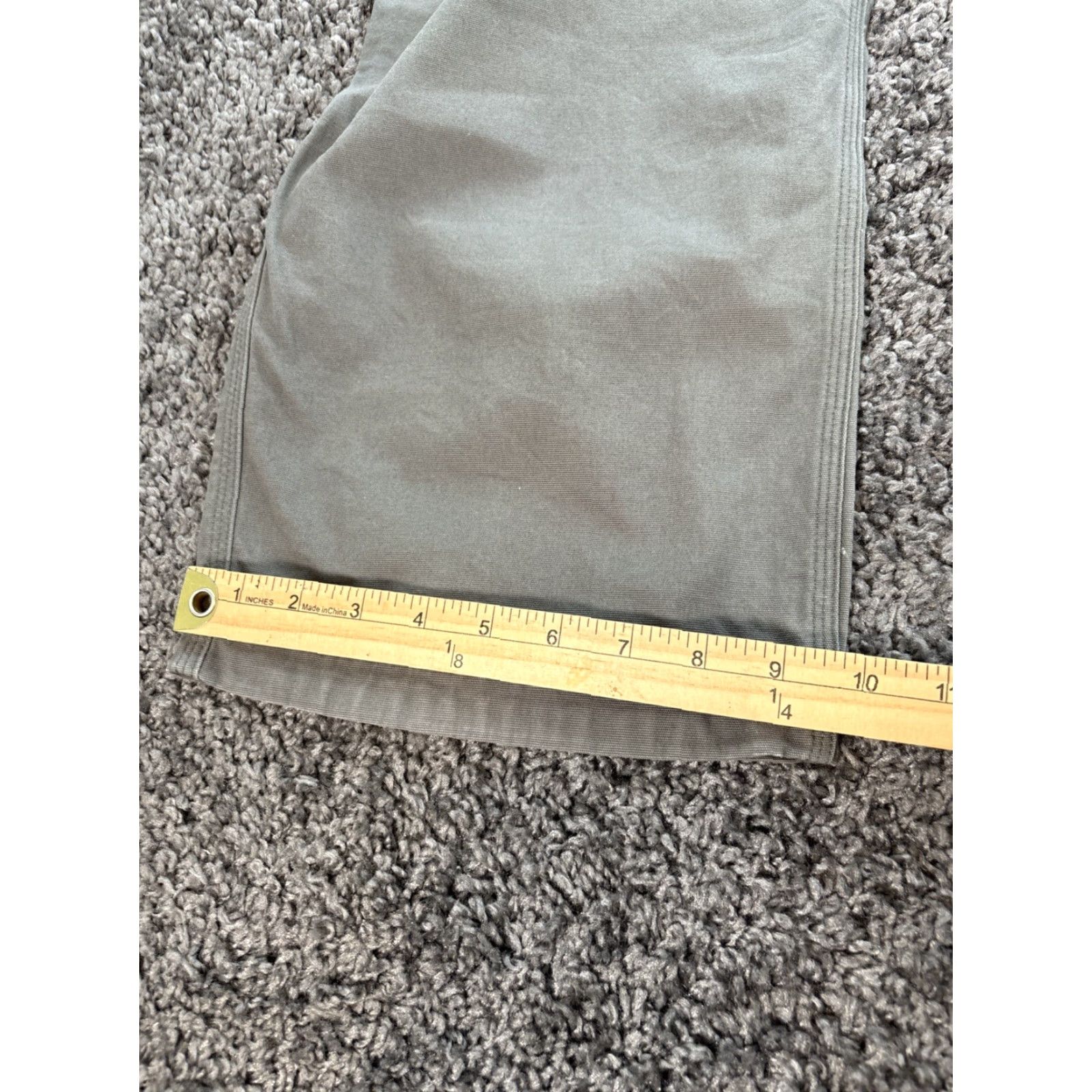 CO Duluth FIRE HOSE CARGO WORK PANTS 40x30 Gray Cotton Spandex Cargo Pockets Straight Leg Mens Size US 40 / EU 56 - 3 Thumbnail