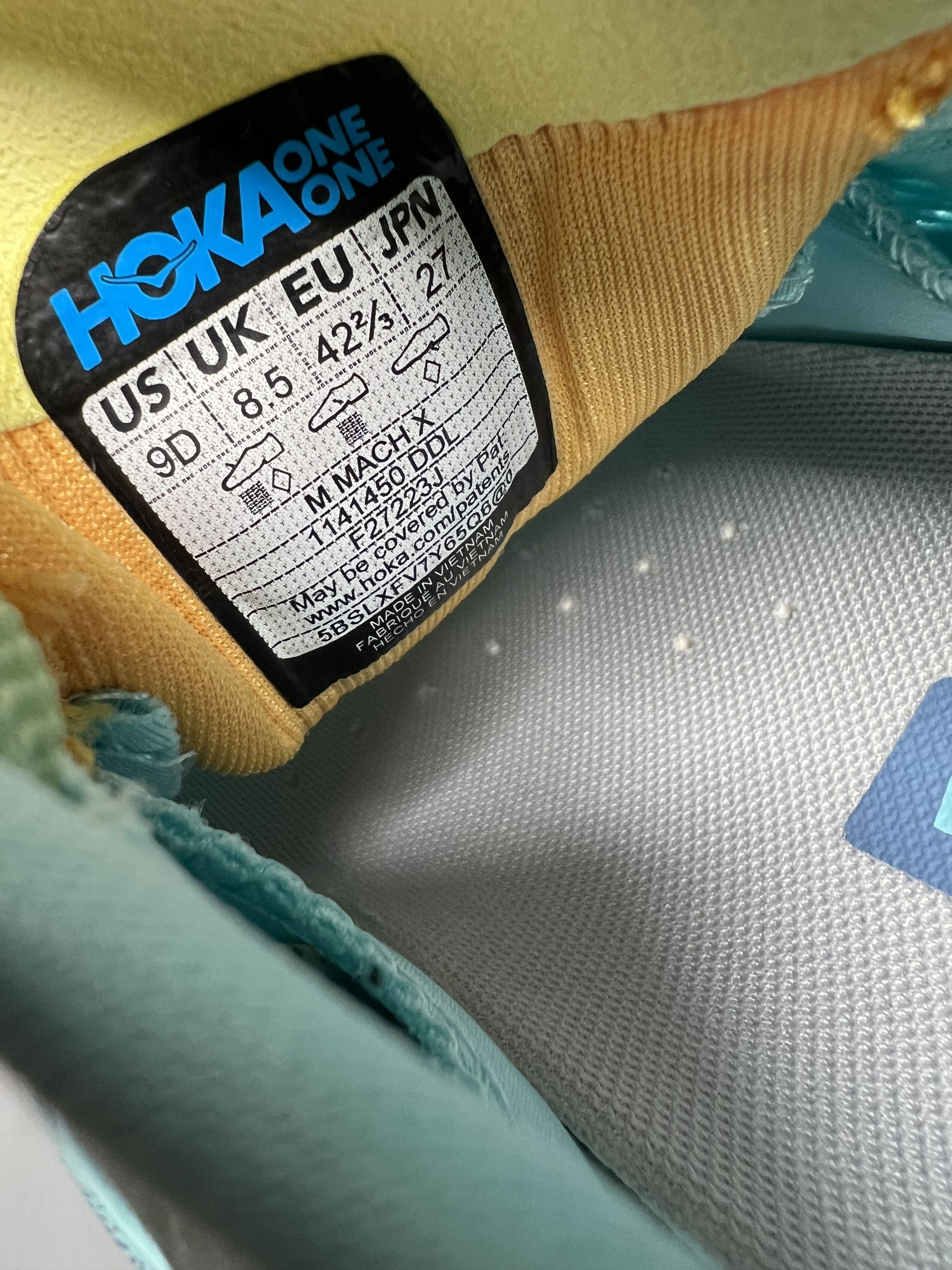 Hoka 9D Hoka One One Mach X Men's Running Shoes Size US 9 / EU 42 - 10 Thumbnail